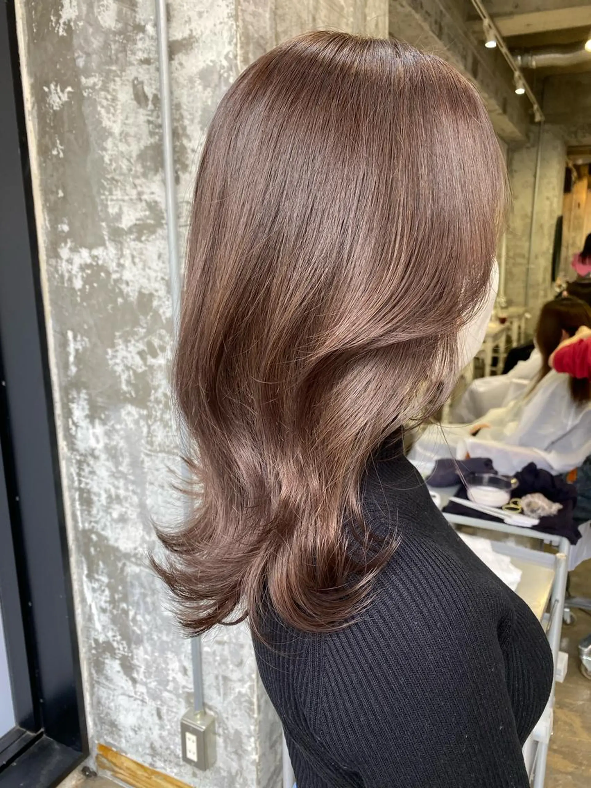 ミディアム カラー Pia ツボイ ケイタのヘアスタイル