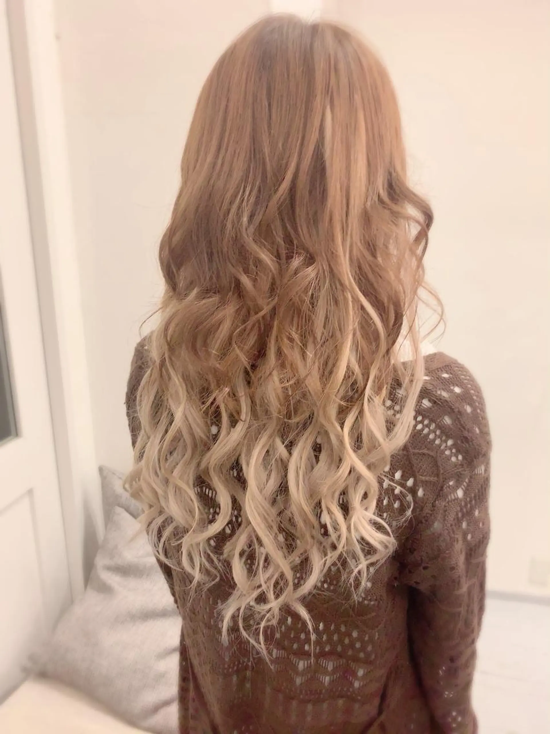 ミディアム カラー ブラウンカラー エクステ カット エクステ 💎JADE GRACE💎のヘアスタイル