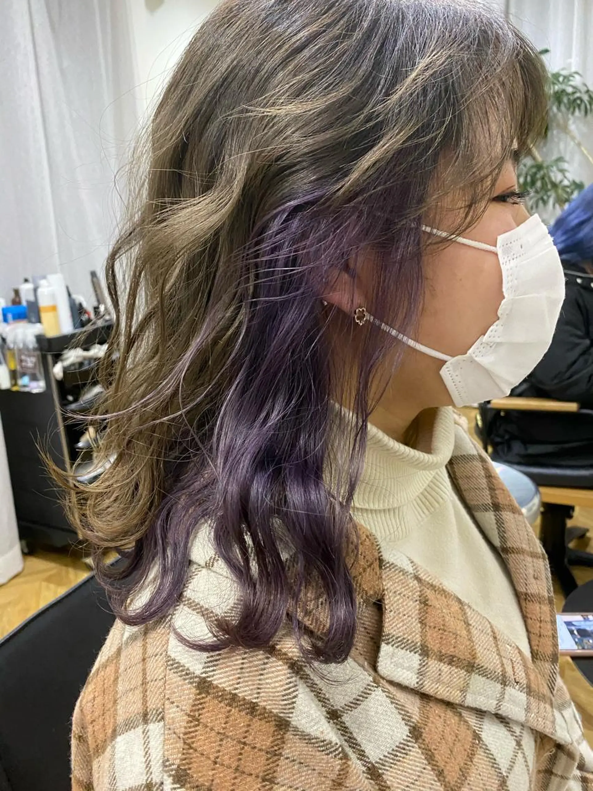 ミディアム ヘアカラー トリートメント 透明感/ツヤ髪/ さら艶/前田祥汰のヘアスタイル