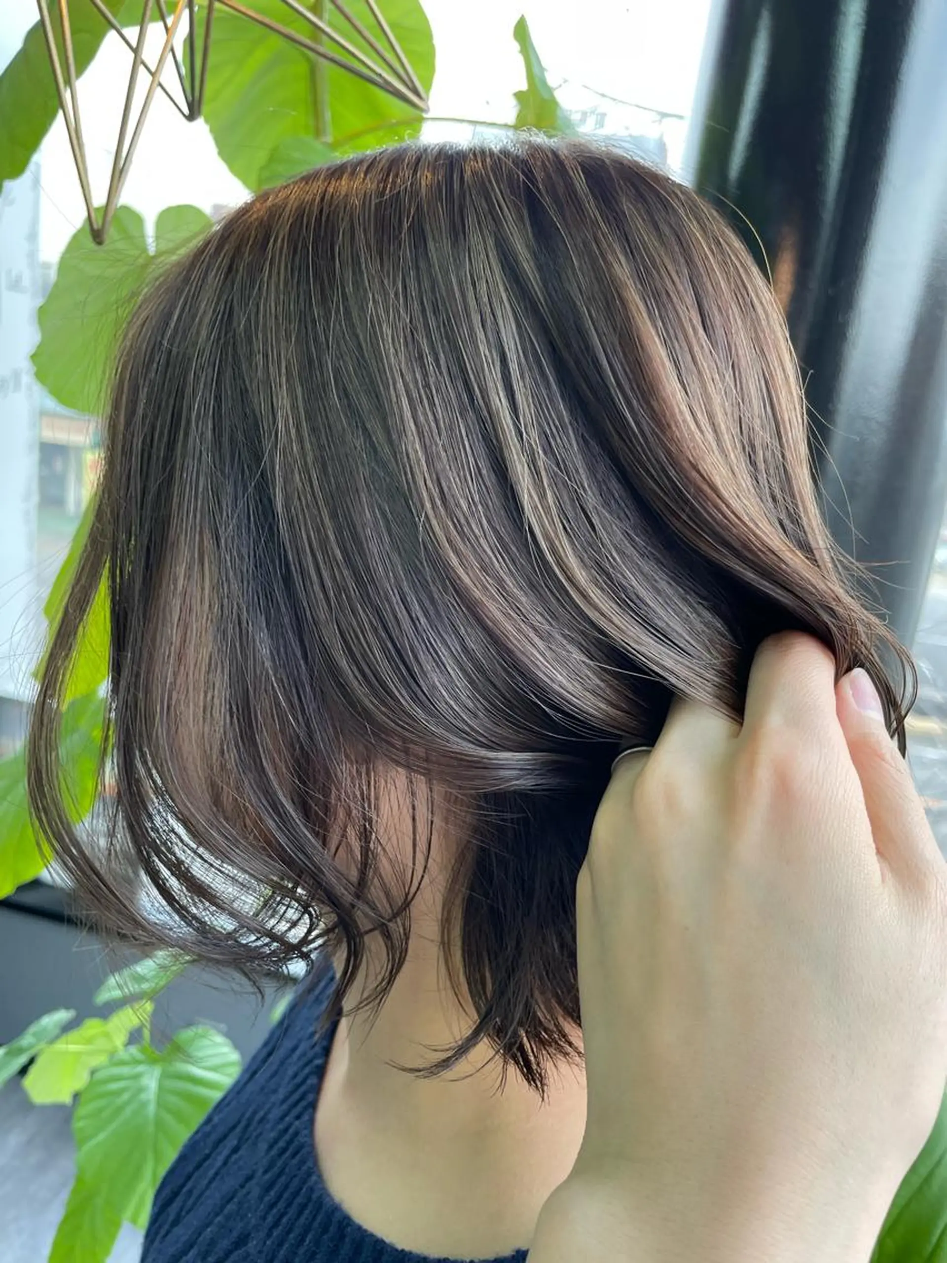 カラー ハイライトカラー オノ アカネのヘアスタイル