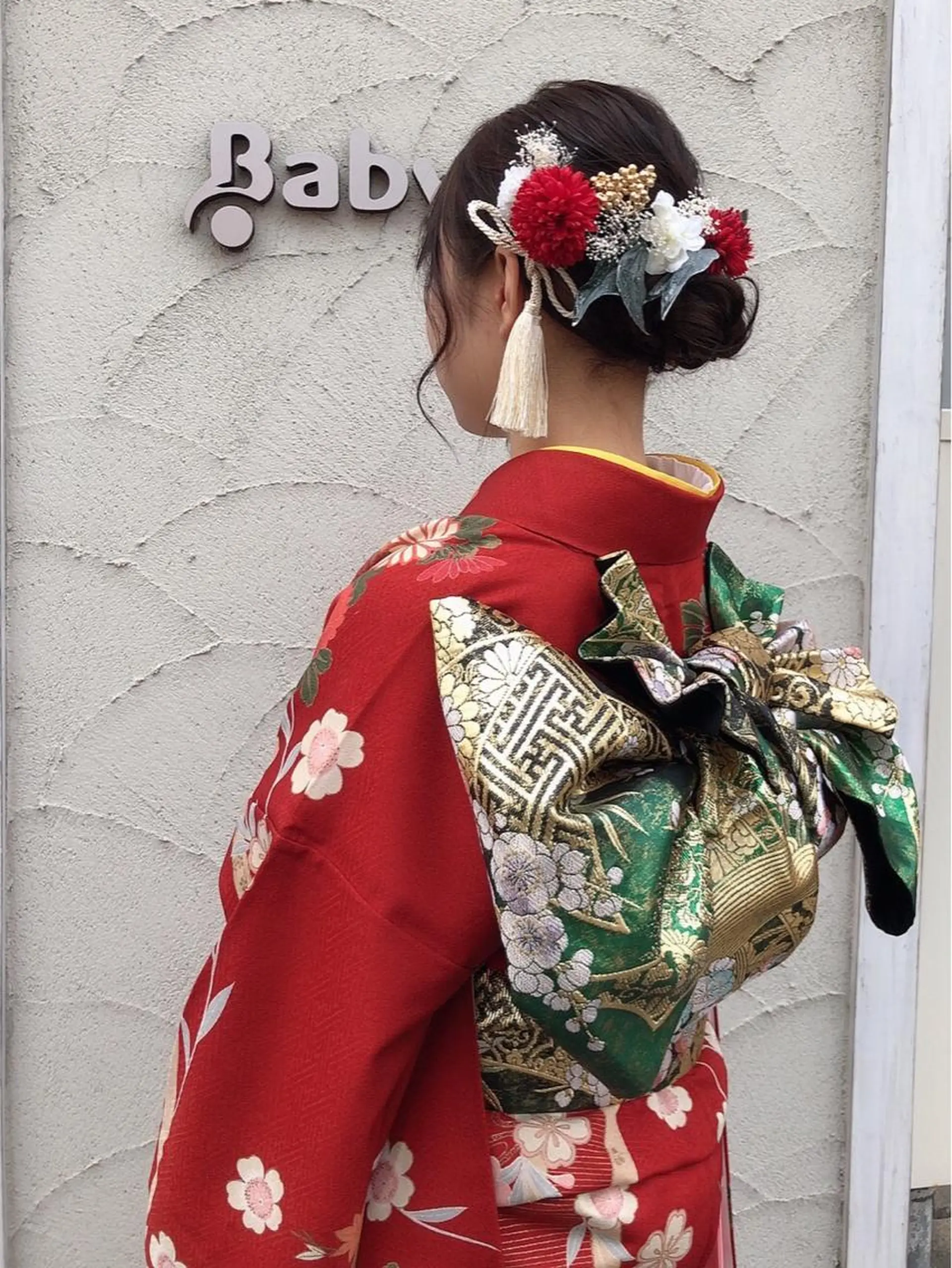 セミロング ヘアアレンジ Baby Step ウエノのヘアスタイル