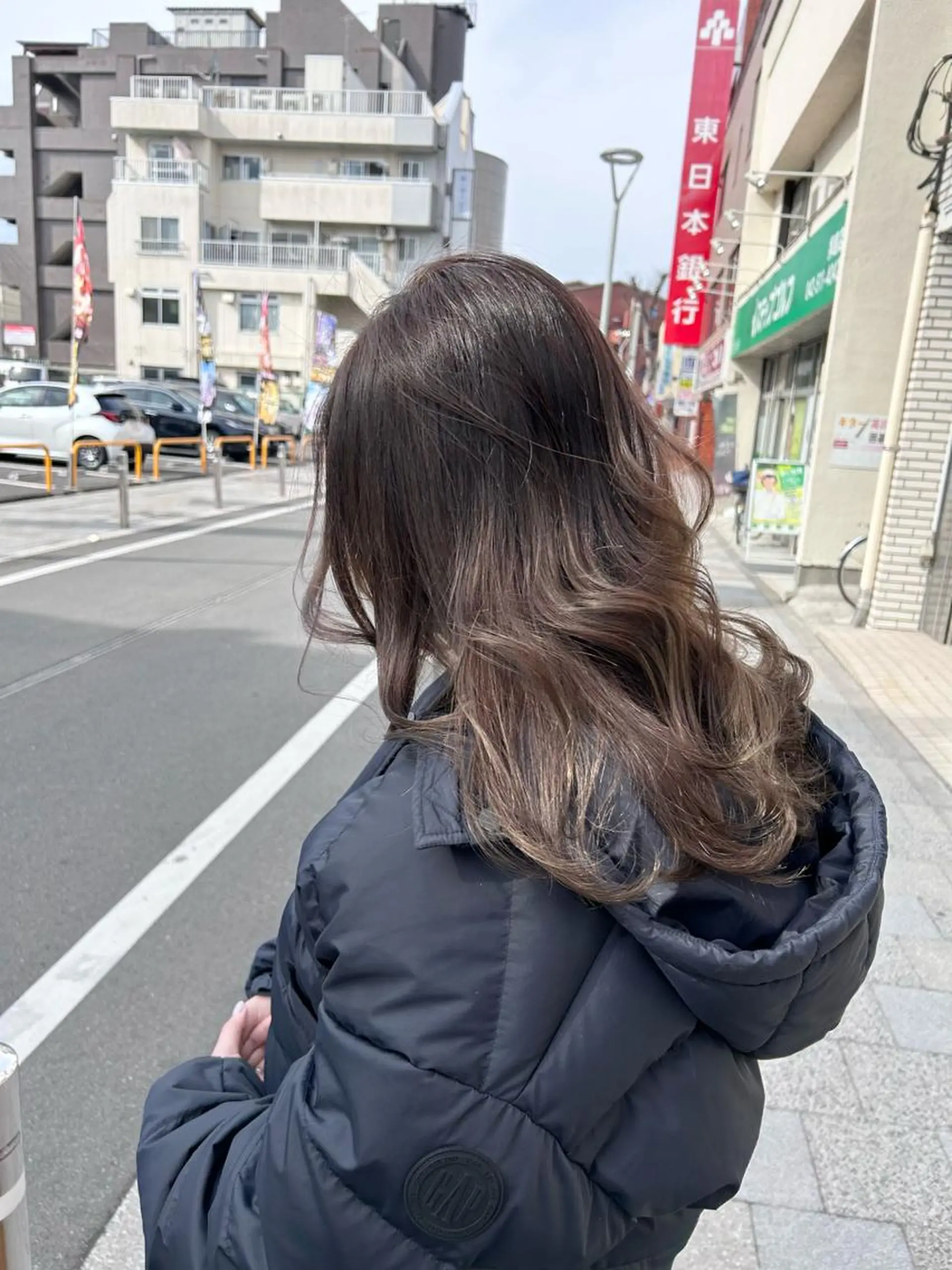 ロング カラー バレイヤージュ デザインカラー ハイライトカラー 外国人風カラー ハイライト カット ヘアカラー AN'TIA小作代表 ⭐︎kazuma⭐︎のヘアスタイル