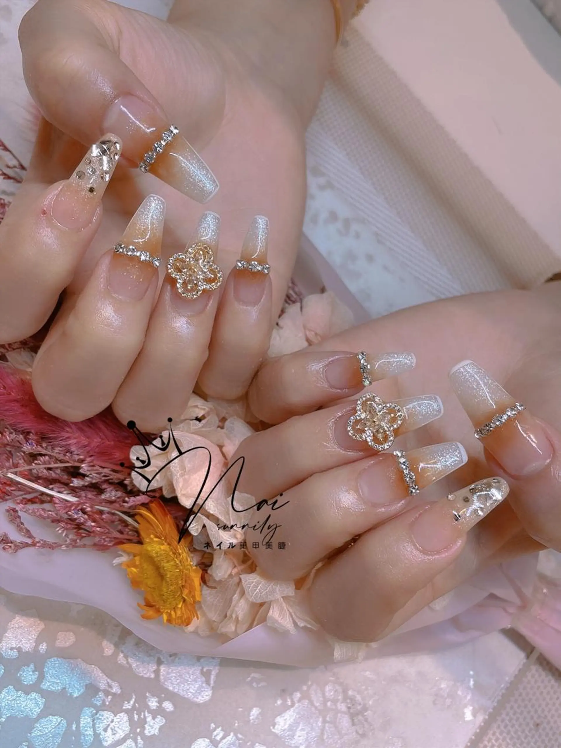 ネイル ワンホンネイル 長さだし専門店 M2　rikaのネイルデザイン