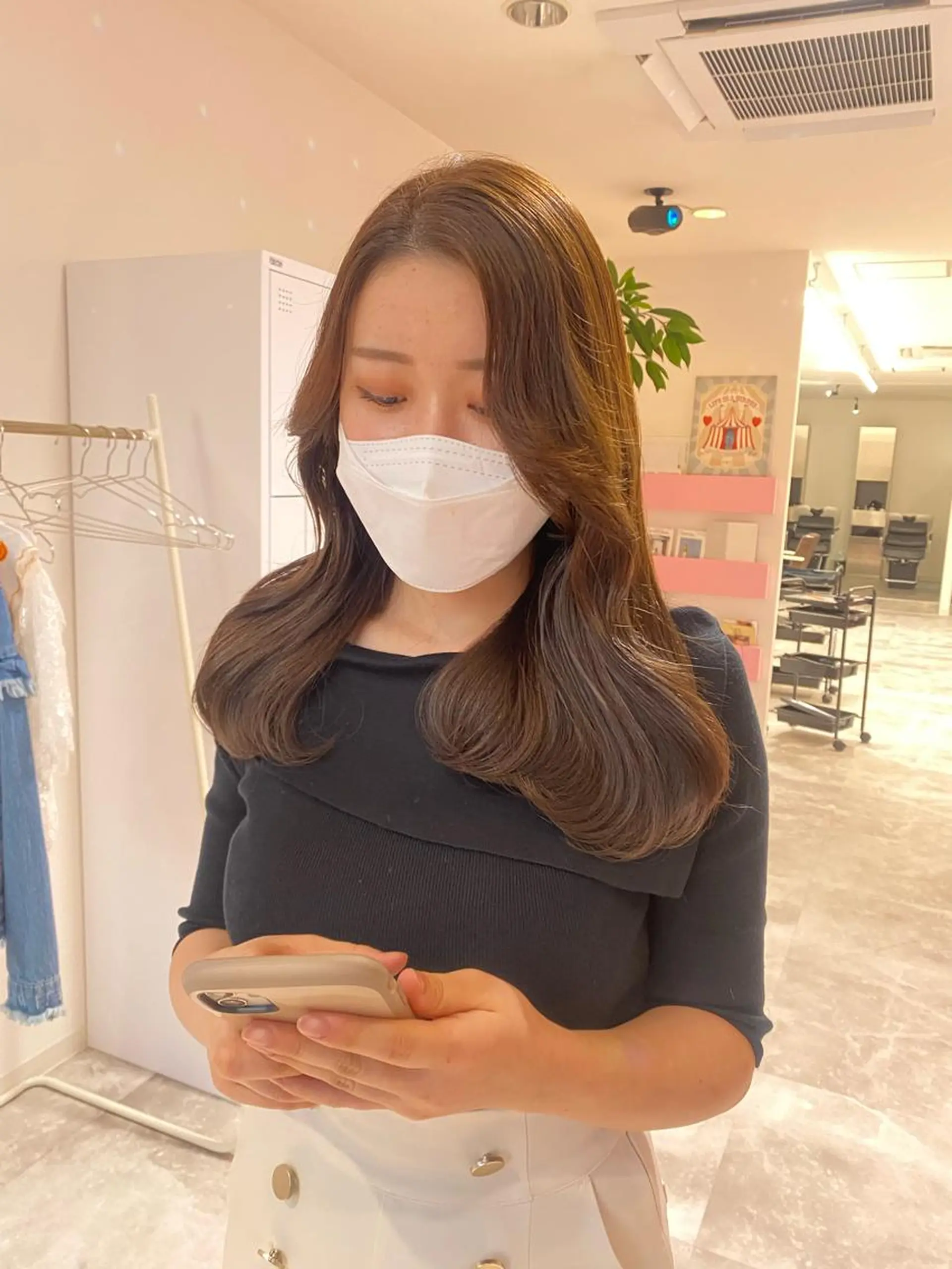 ロング 髪質改善韓国レイヤー SHIORI🦋のヘアスタイル