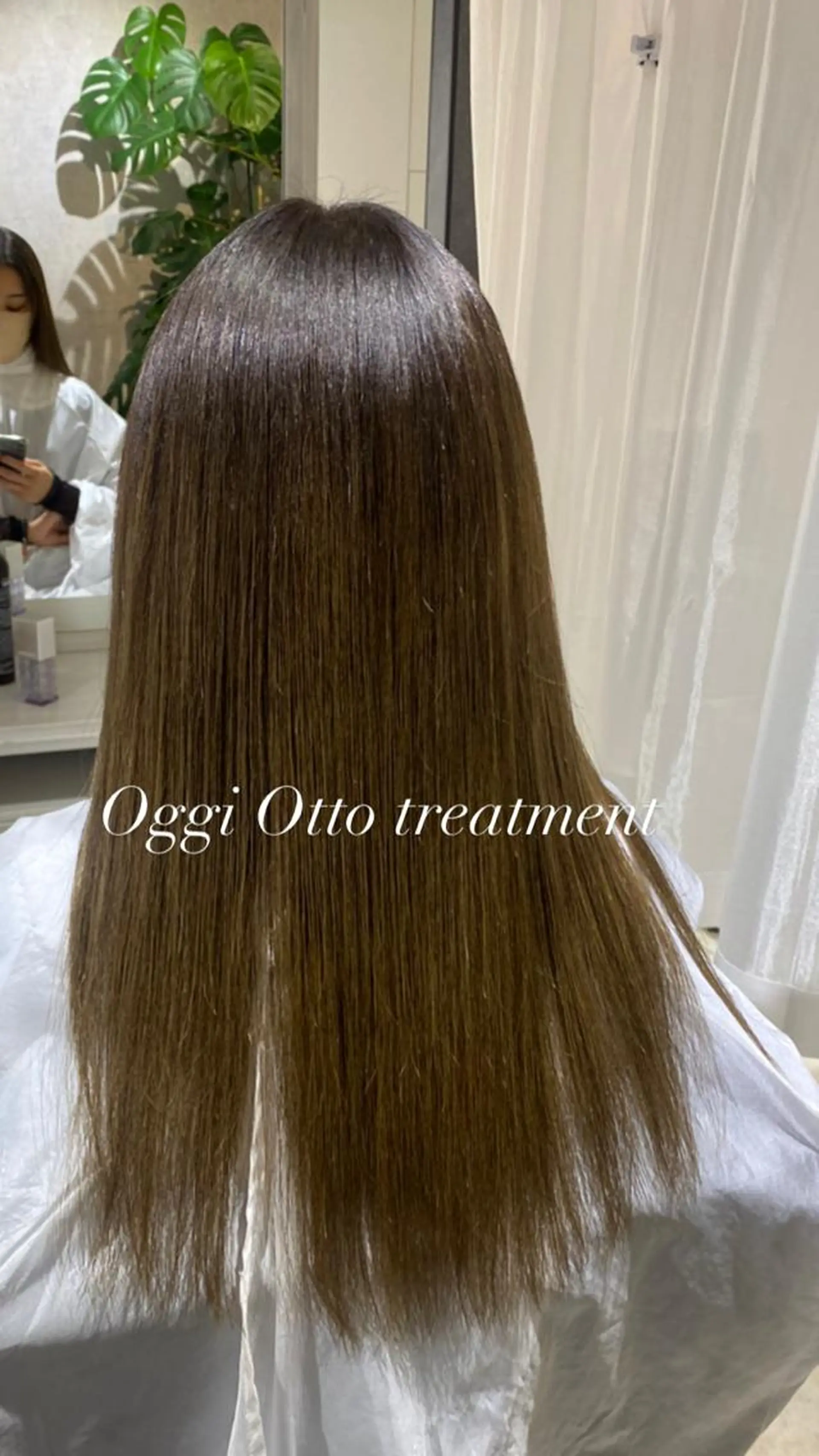 ロング 髪質改善 カット トリートメント 縮毛矯正とレイヤー カット/杉村凜汰郎のヘアスタイル