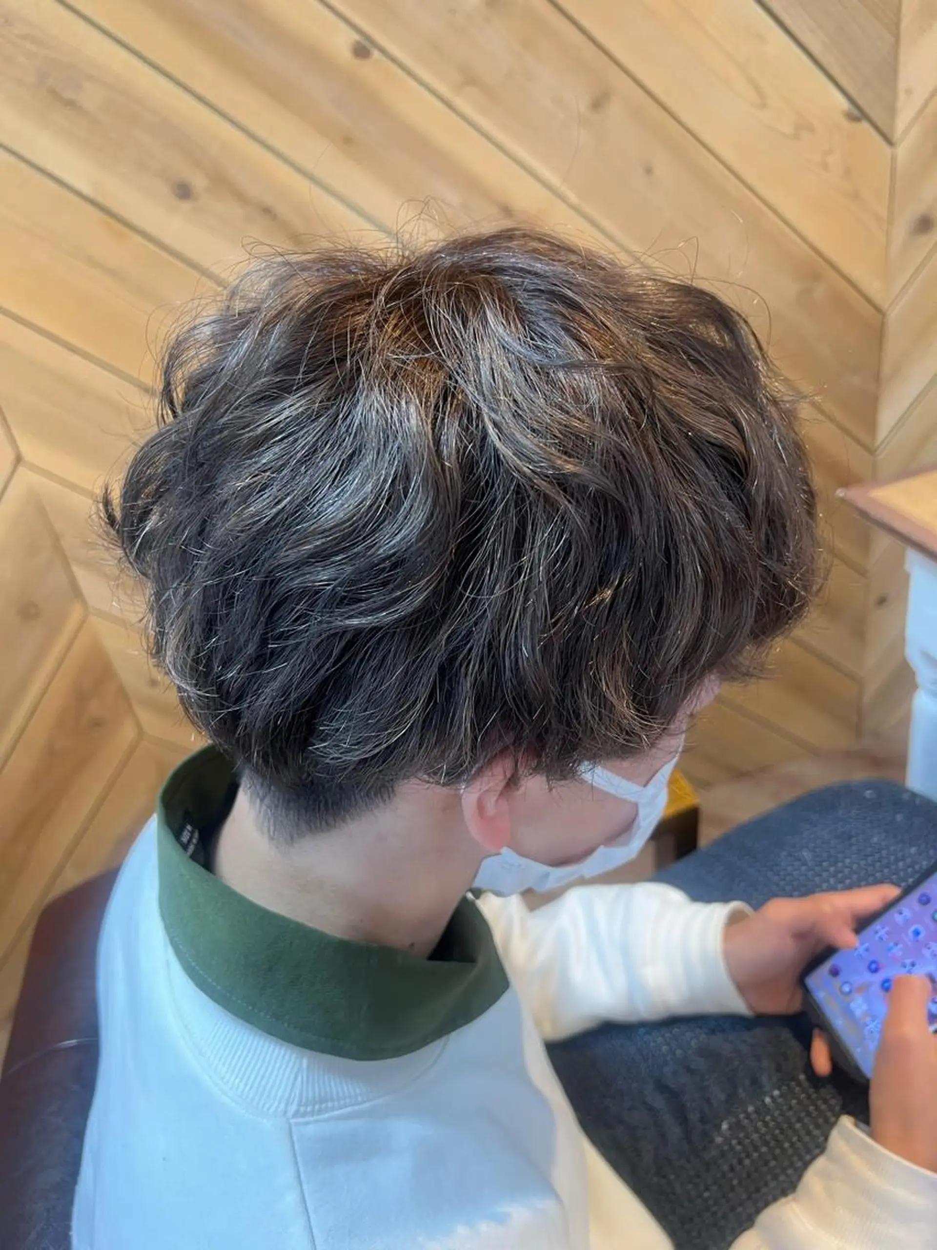 ショート カラー ヘアアレンジ メンズ メンズパーマ Topstylist YUKIのヘアスタイル