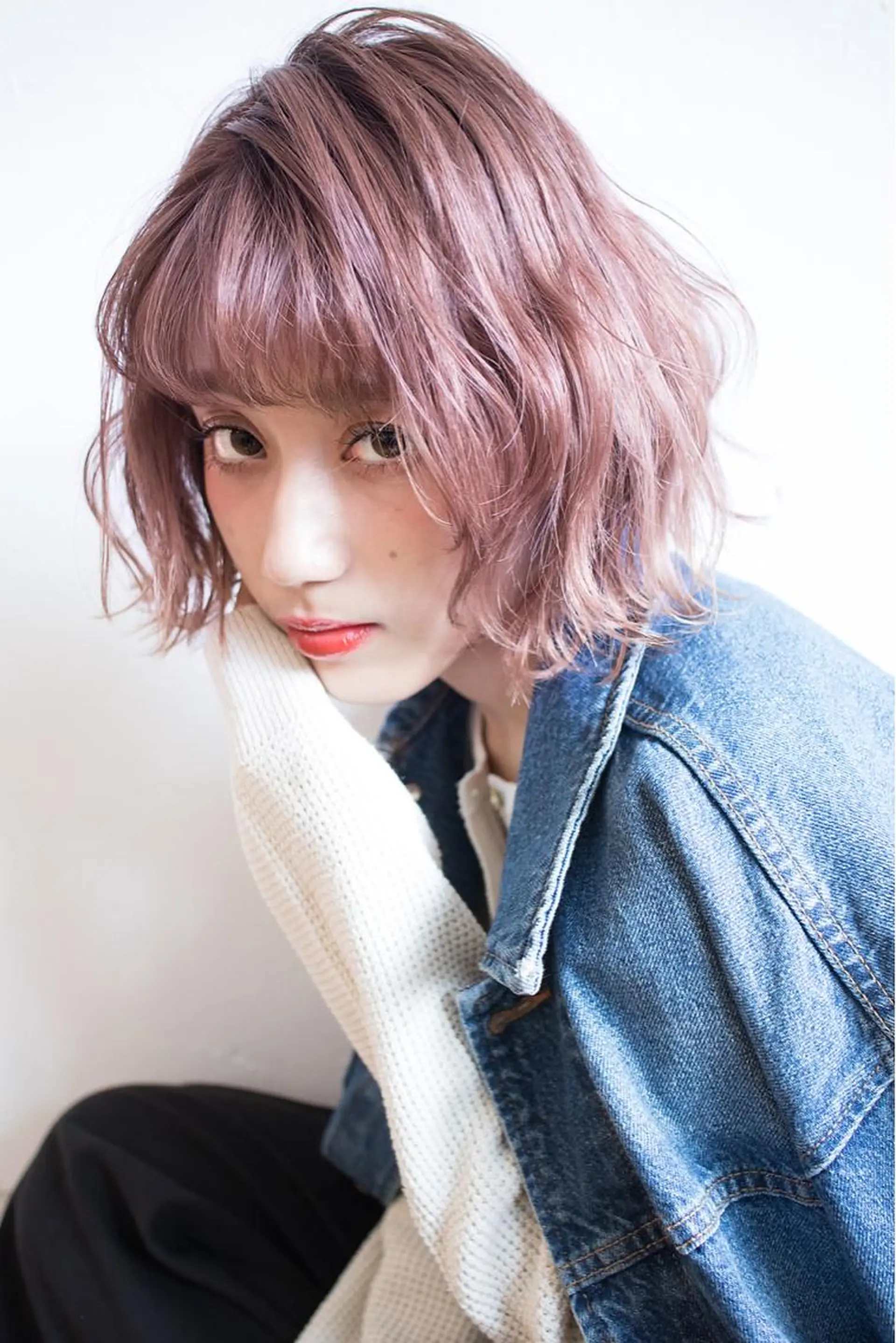 ショート カラー ヘアアレンジ ベージュカラー ブリーチ ケアブリーチ カシス ダブルカラー ✨🧸チバ ダイスケ🧸✨のヘアスタイル