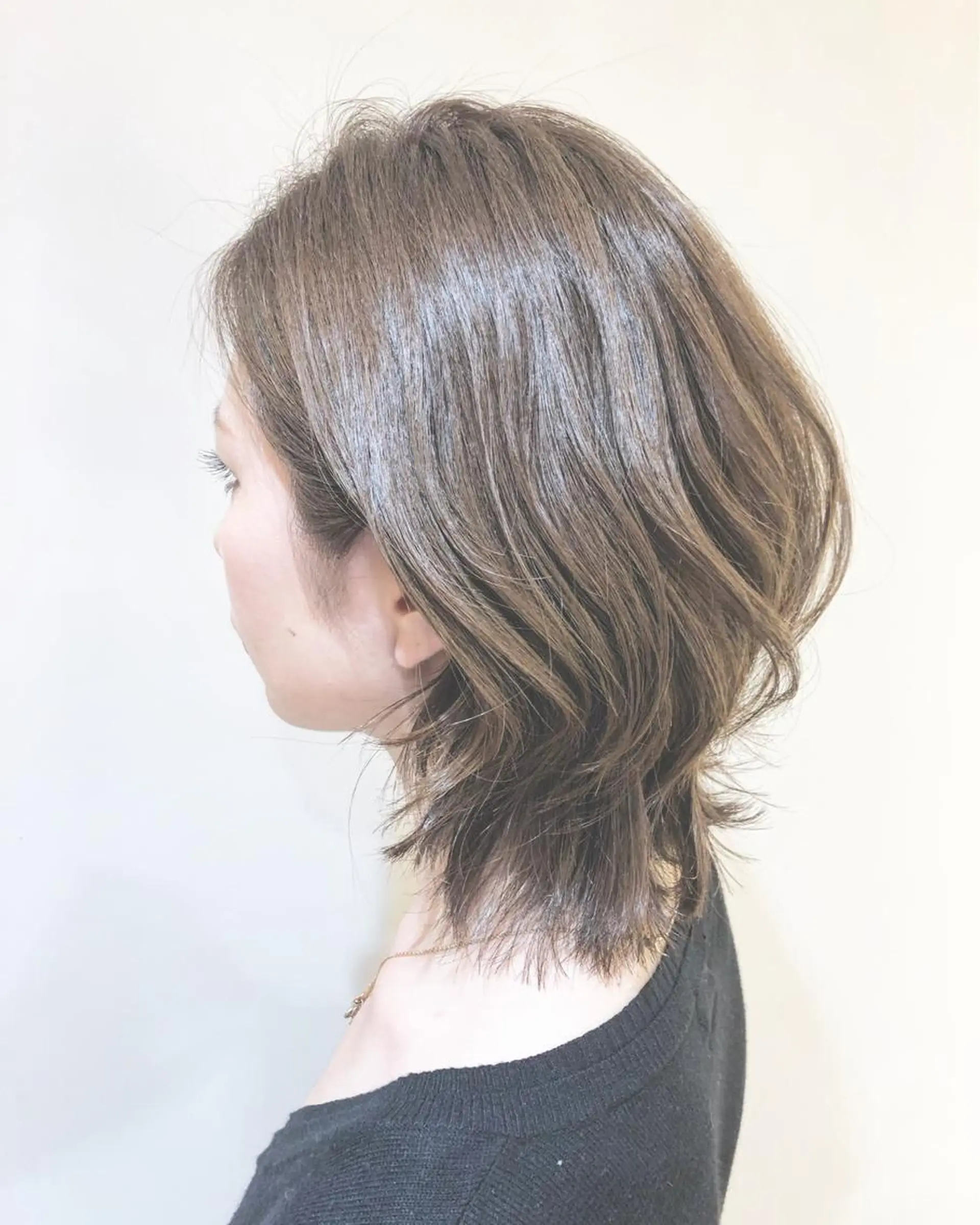 ミディアム 【safric】 NAOのヘアスタイル