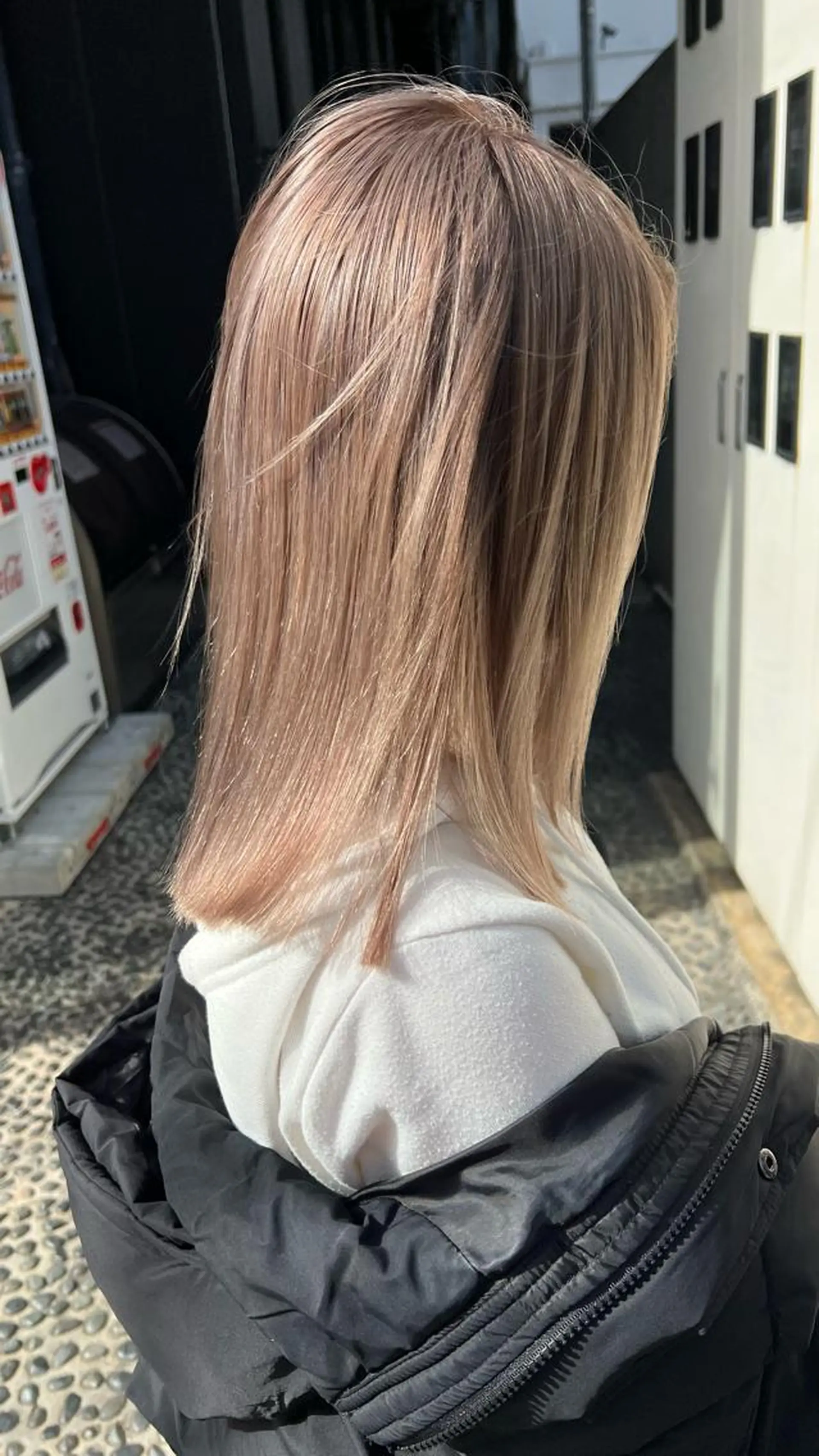 ミディアム カラー ブリーチ ハイトーンカラー ChuDuck所属・ケアブリーチ×ハイト ーン専門/SHOTAのヘアスタイル