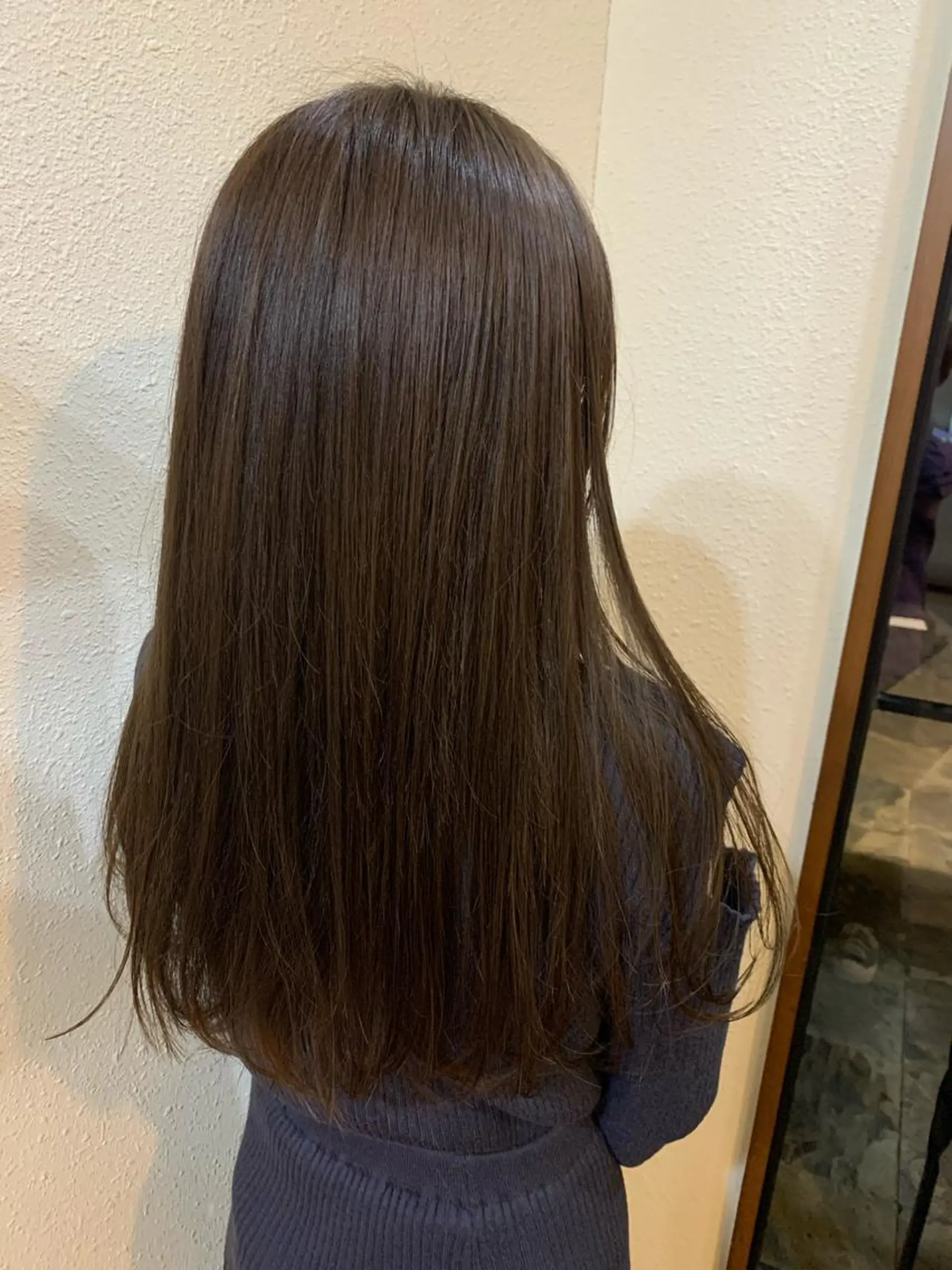 ロング カラー 梶原 真帆のヘアスタイル