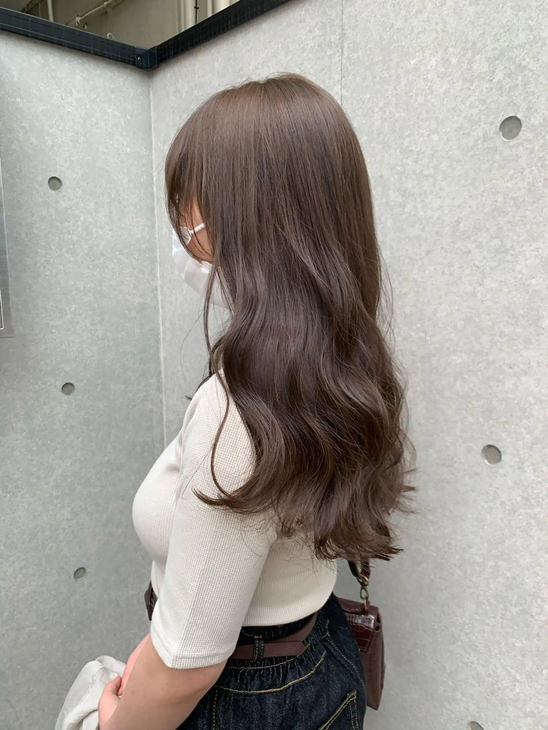 ロング カラー 鈴木 まりやのヘアスタイル