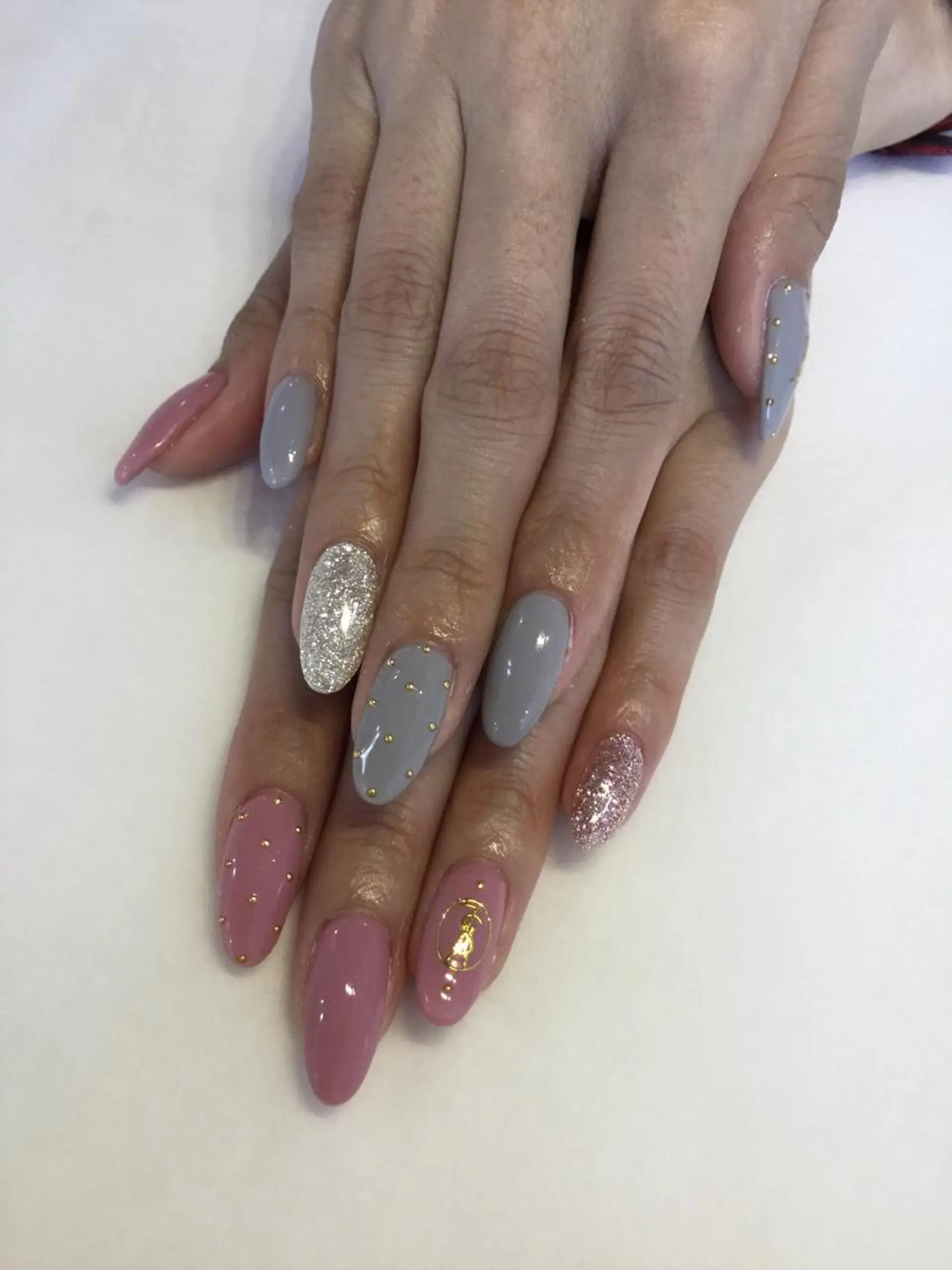 ネイル 💎🐰 saki. m 🐰💎のネイルデザイン