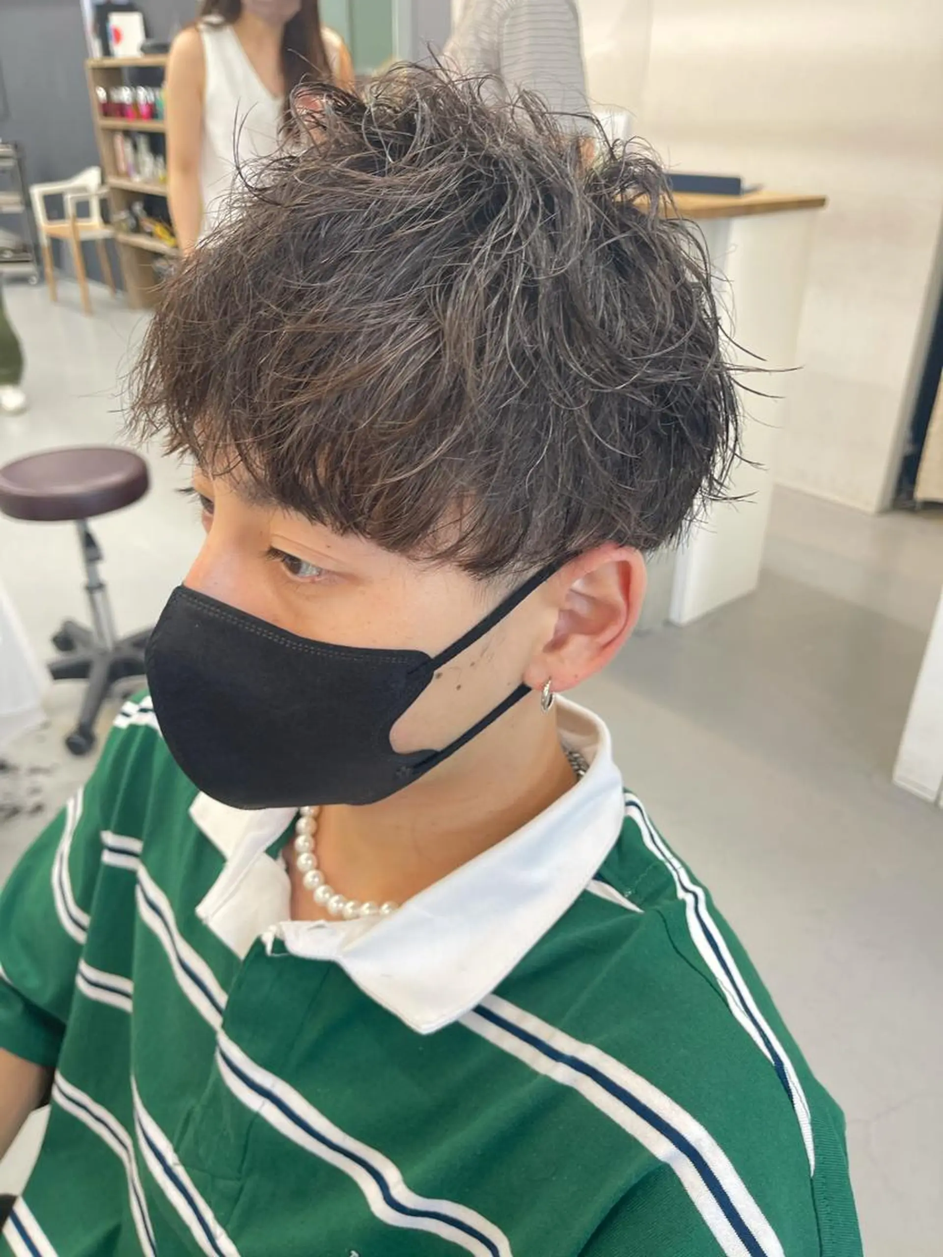 パーマ メンズ カット パーマ 森本裕/オーナー/ スパイラルパーマのヘアスタイル