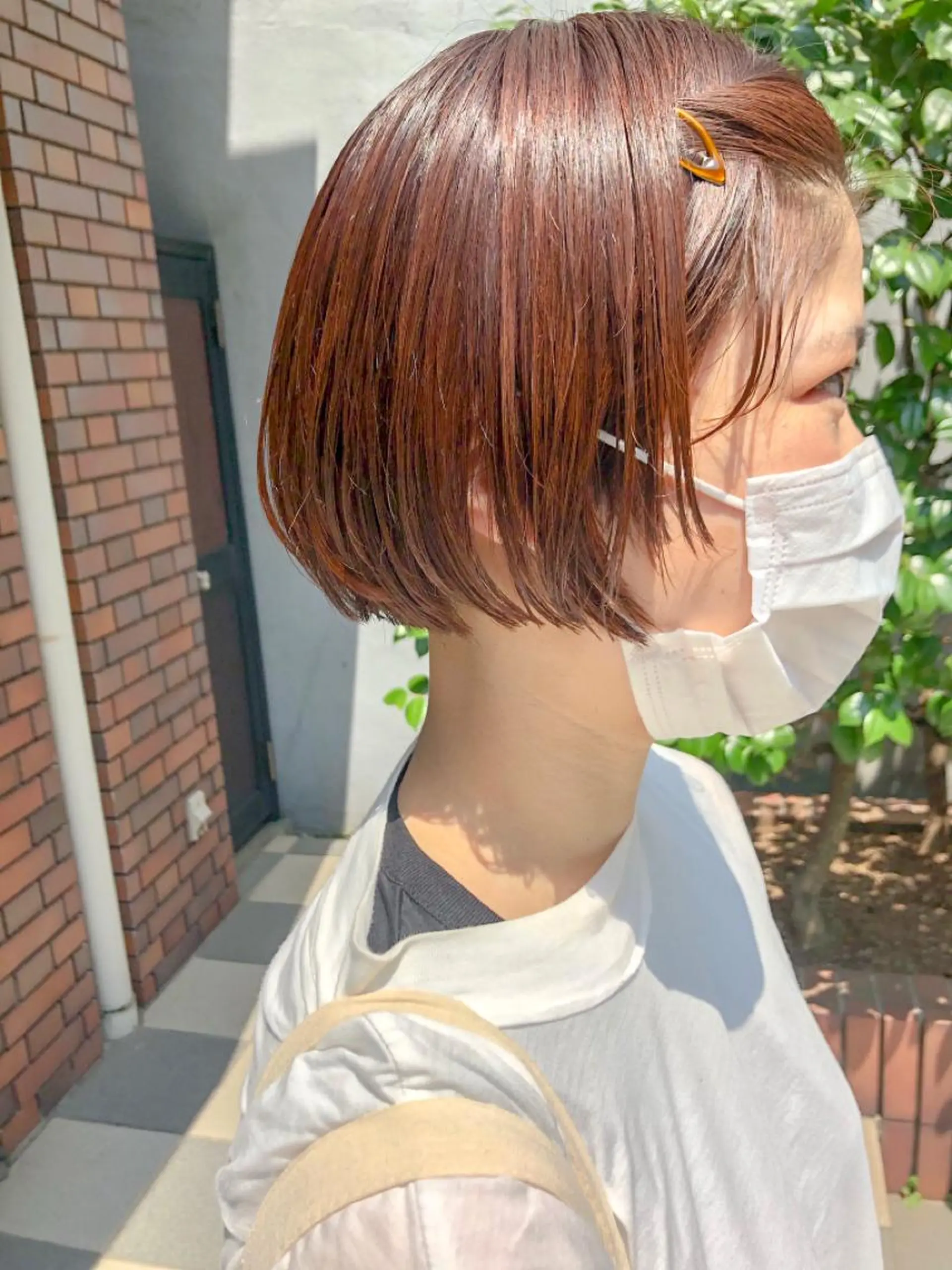 ショート カラー 長井 美佳のヘアスタイル