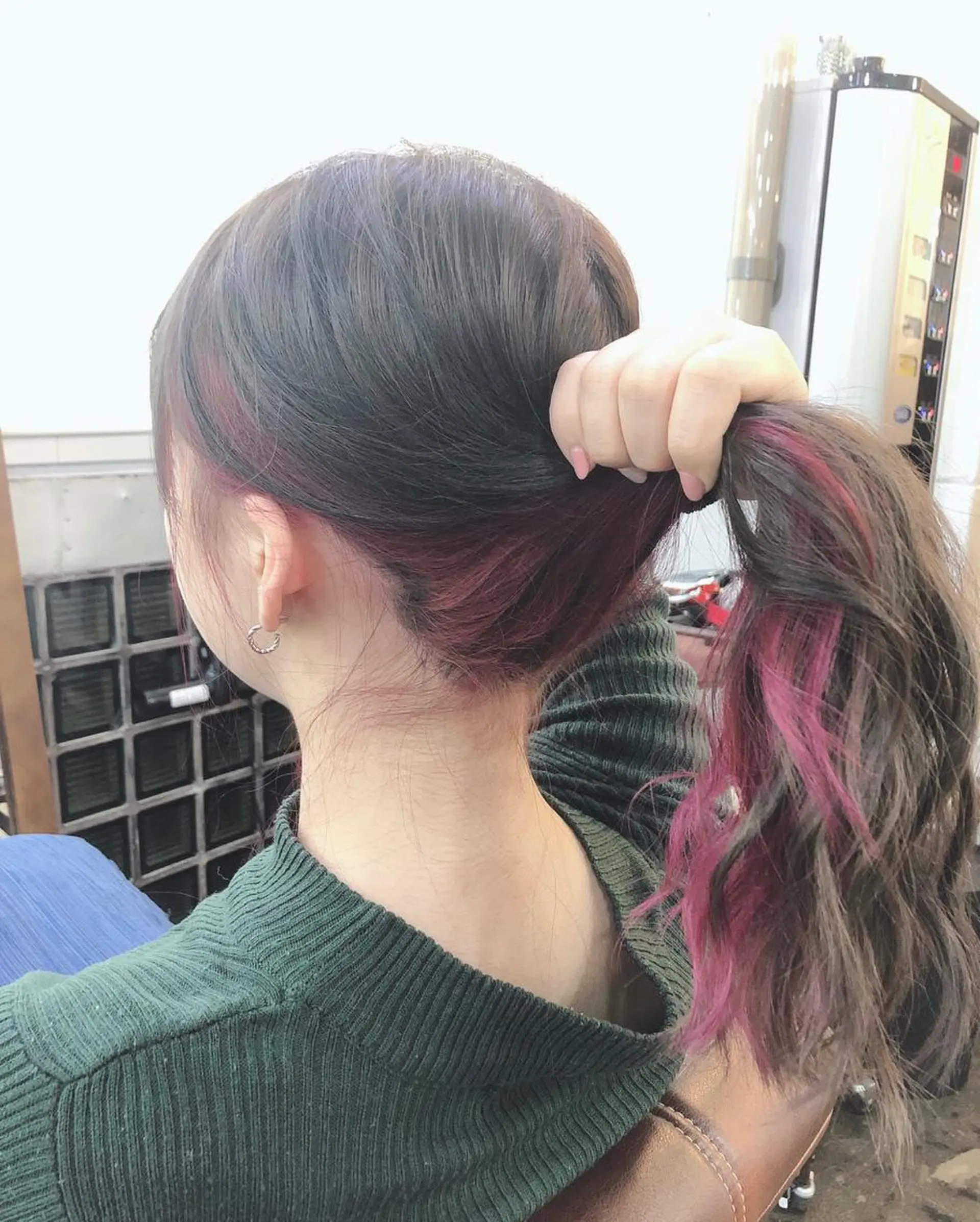 ロング カット ヘアカラー トリートメント 吉田 典弘のヘアスタイル