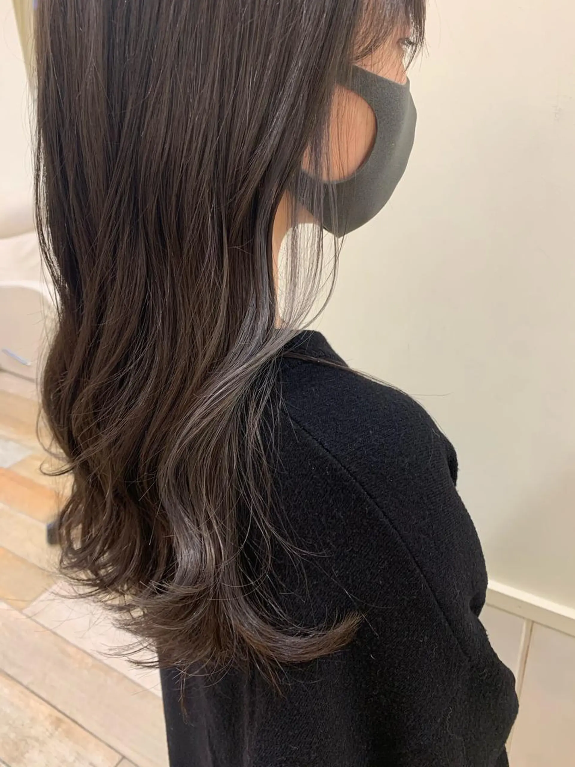 セミロング カラー カット ヘアカラー トリートメント ぱつっとボブ/ 小野あかねのヘアスタイル