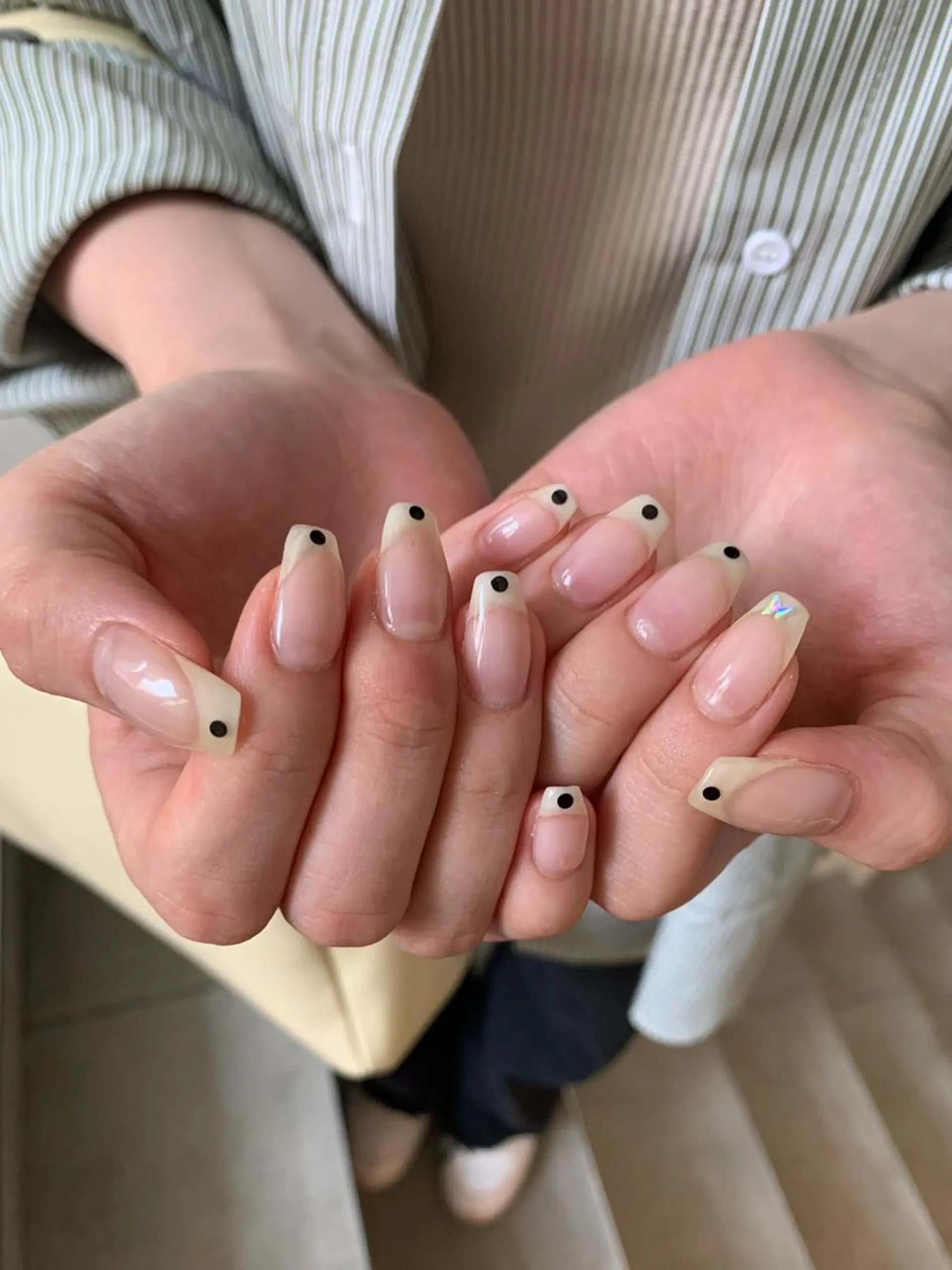 ネイル シンプルネイル 【韓国ヘア・ネイル】 HINATA🍒のネイルデザイン