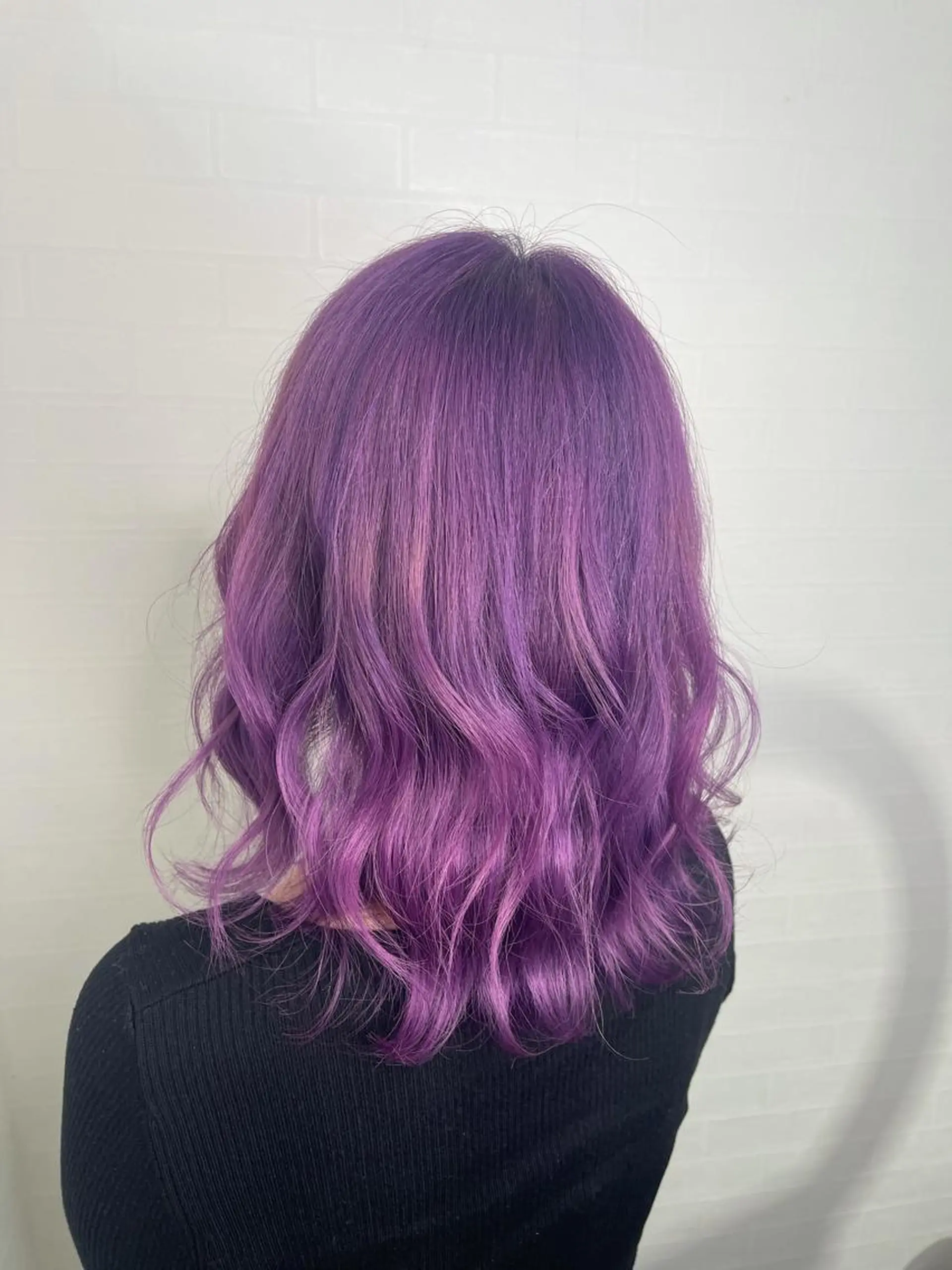 セミロング カラー 🎀艶ブリーチカラー 🎀Fan.🎀秋山のヘアスタイル