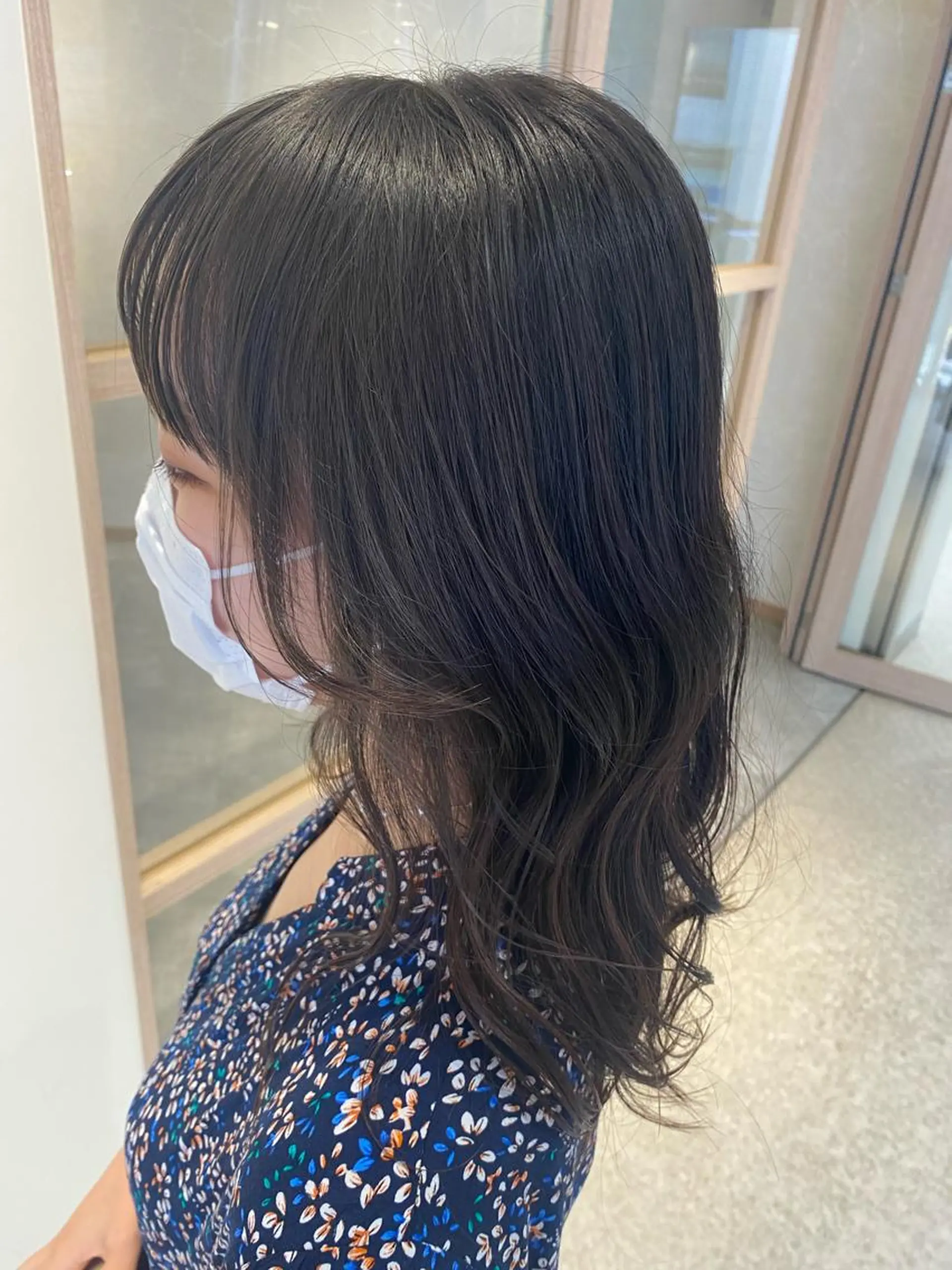 セミロング トリートメント 艶カラー/髪質改善/ 西　大喜(ひろき)のヘアスタイル