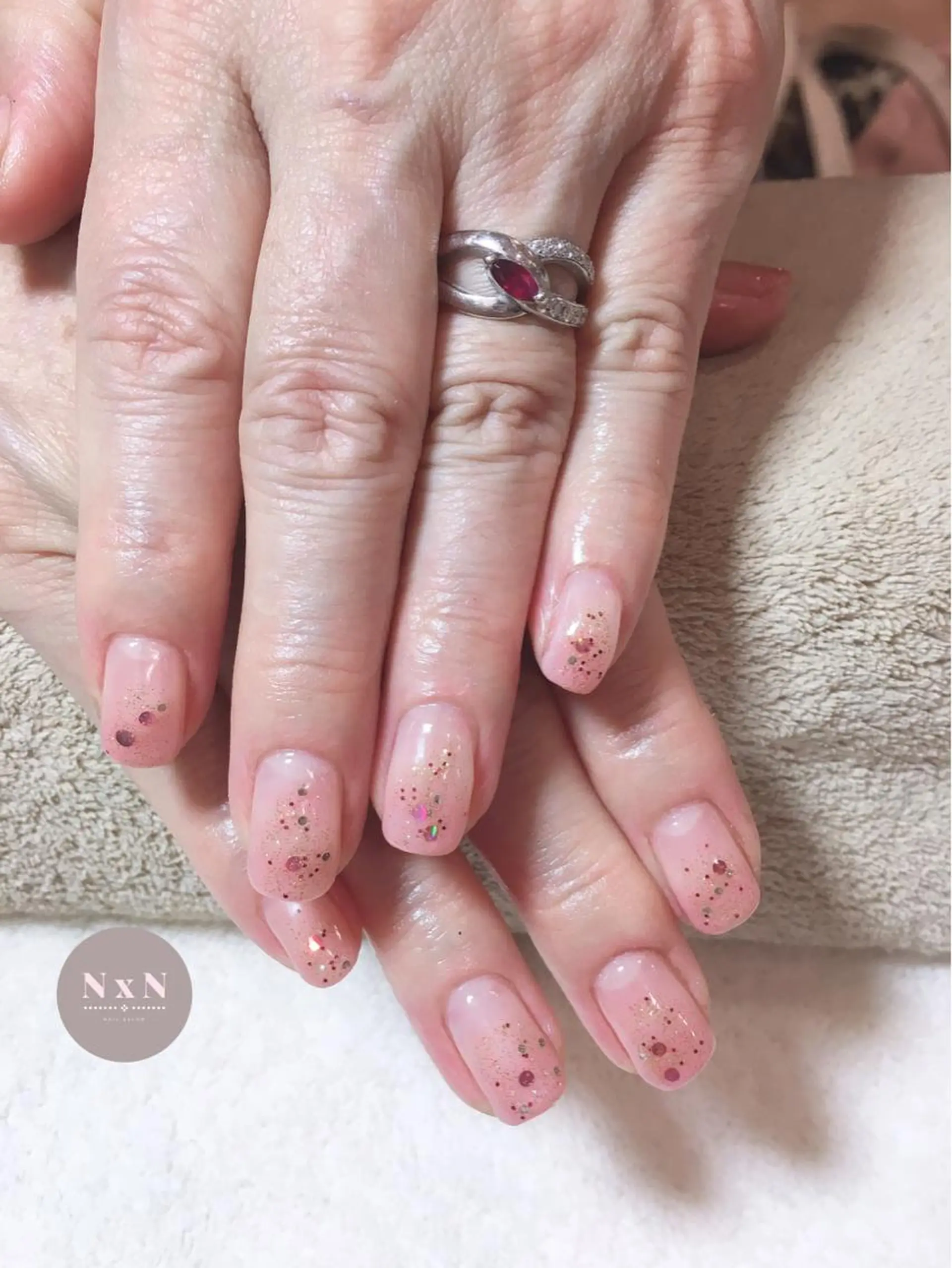 ネイル ジェルネイル ぷっくりネイル ハンドネイル nail salon N×Nのネイルデザイン
