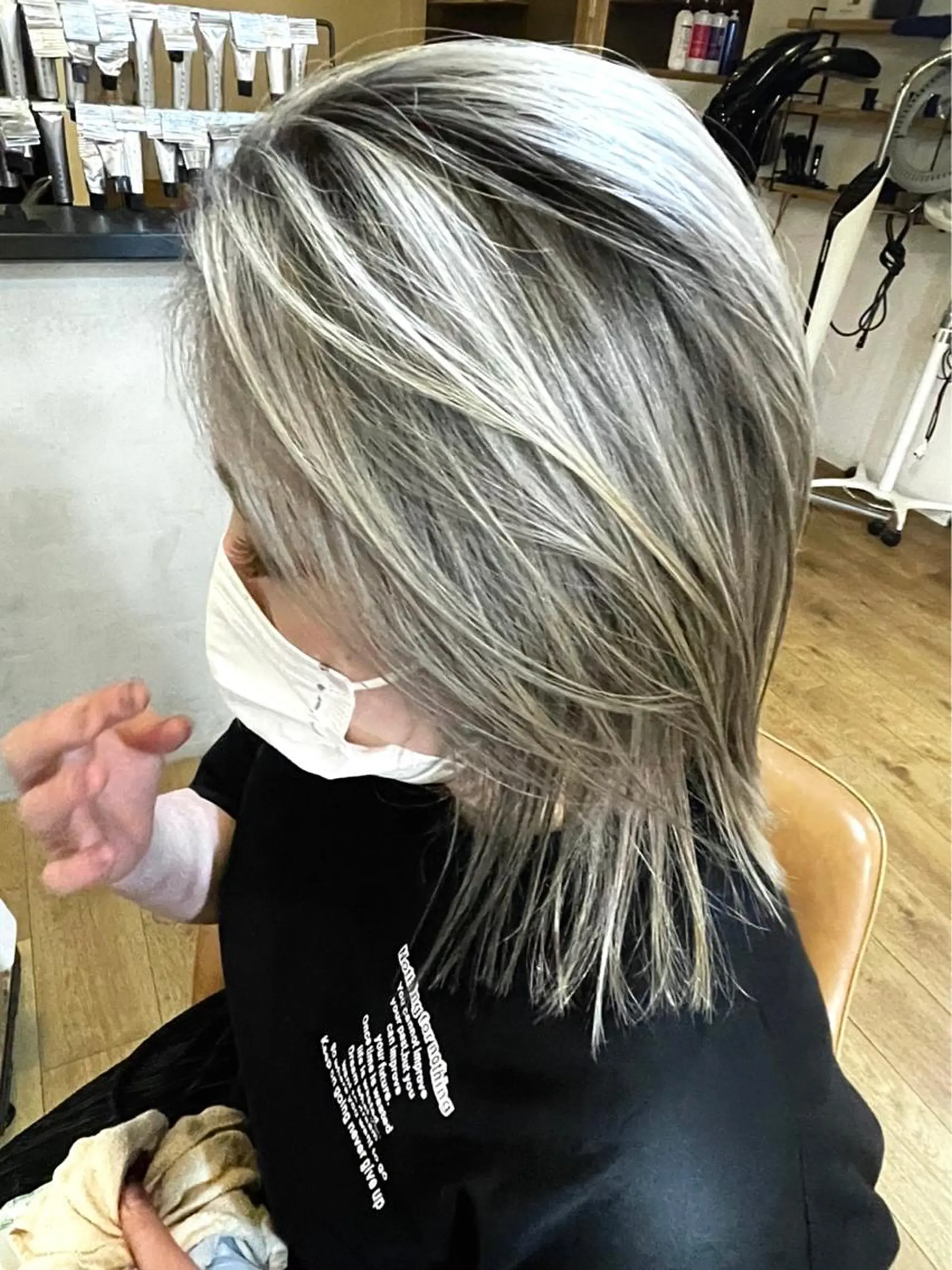 ミディアム ヘアカラー トリートメント 《店長》欧米風/ﾃﾞ ｻﾞｲﾝNO.1/雅のヘアスタイル