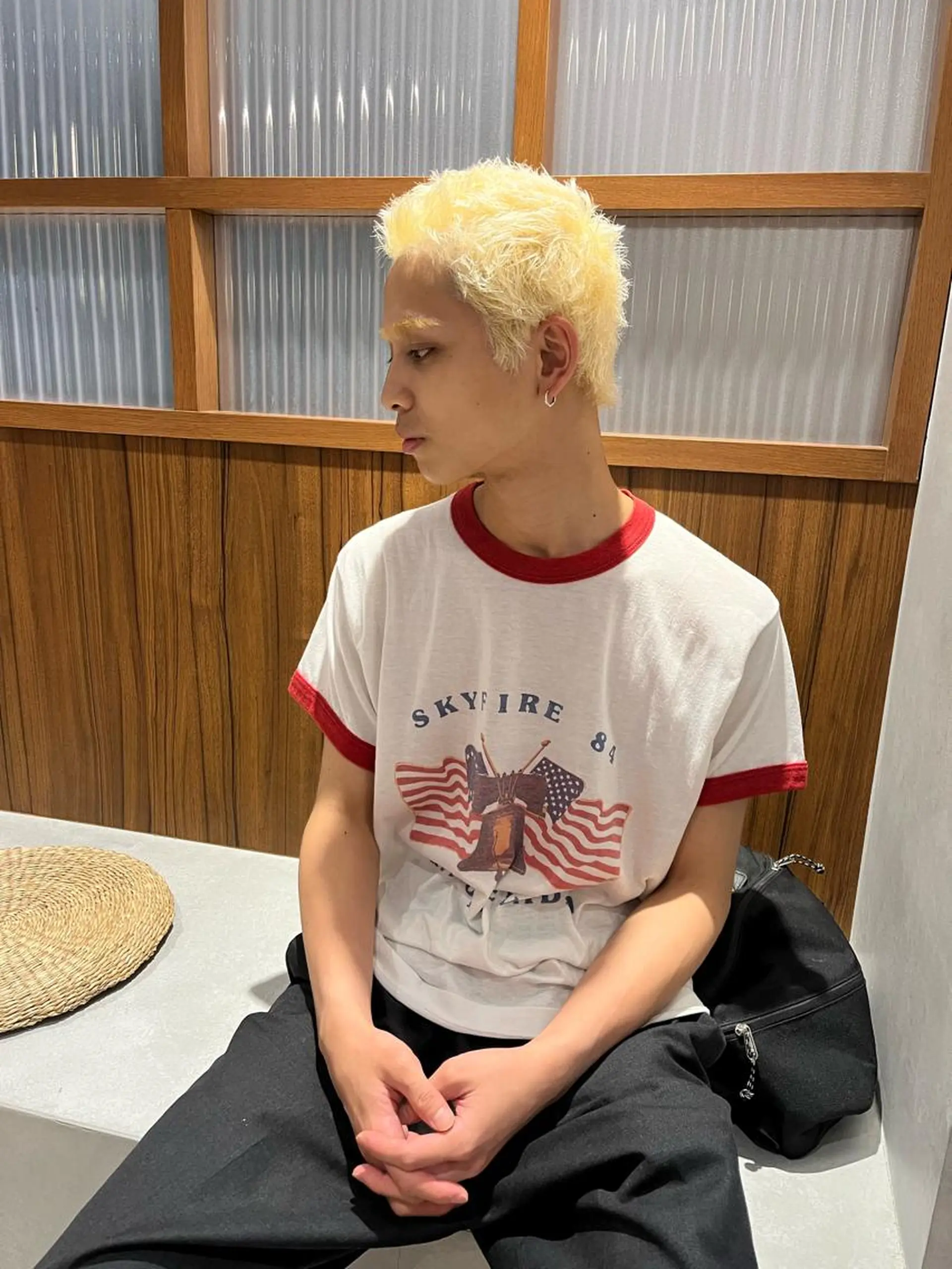 ショート カラー メンズ ヘアカラー 【代表】 辻龍樹のヘアスタイル