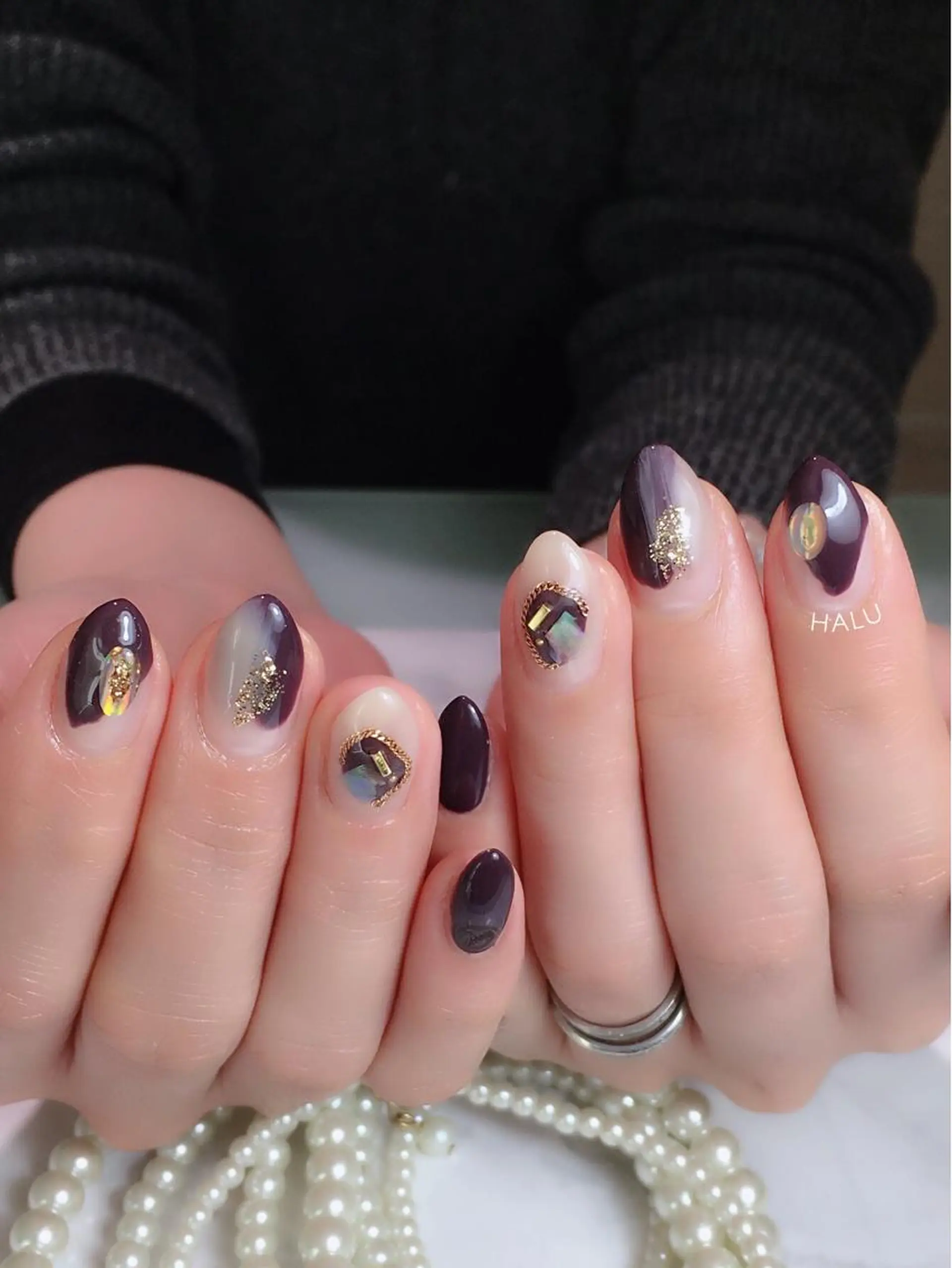 ネイル ニュアンスネイル HALU ハルのネイルデザイン