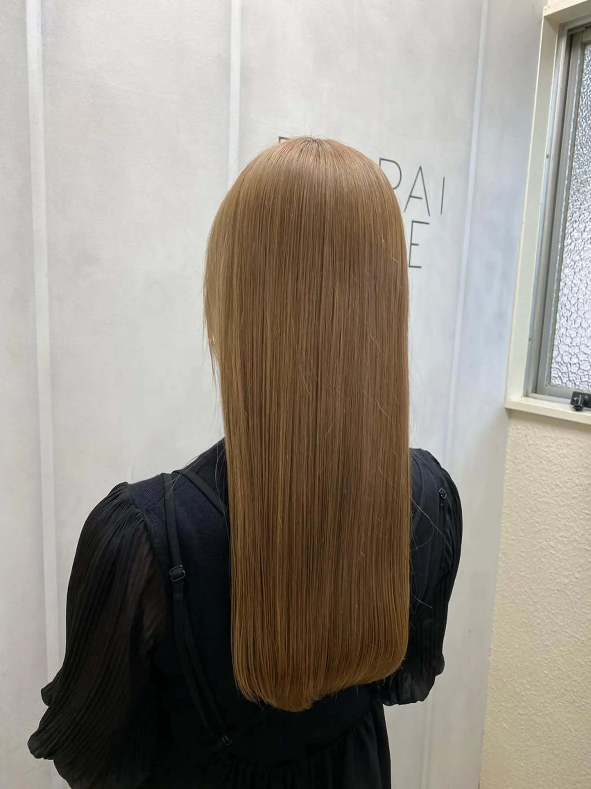 ロング カラー ベージュカラー ミルクティーベージュ トリートメント カット ヘアカラー トリートメント 🟢NEGi🟣 🫧髪質改善のヘアスタイル