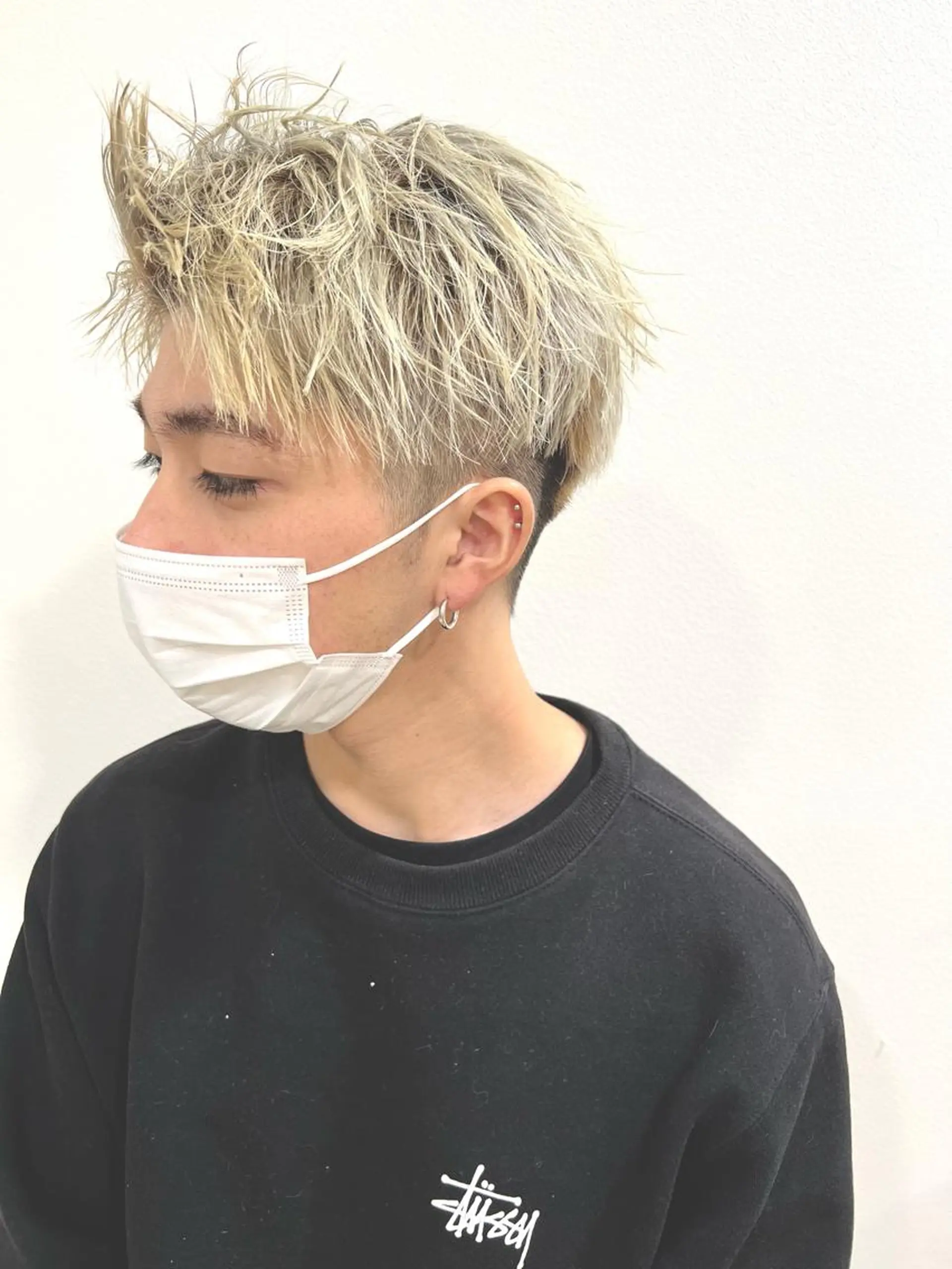 ショート メンズ 心斎橋メンズサロン リベルテグリットのヘアスタイル