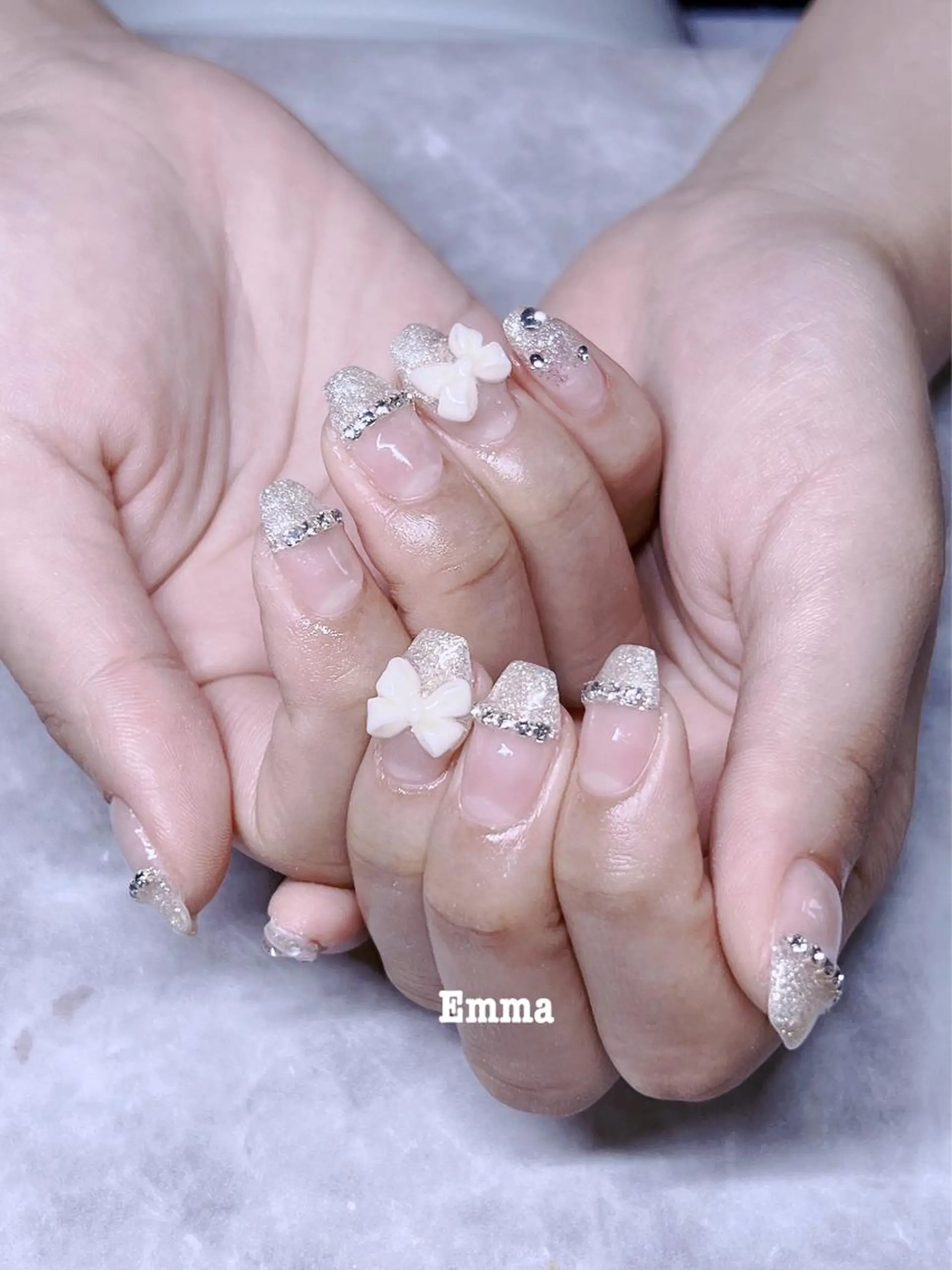 ネイル 長さ出し ネイルチップ ワンホンネイル ISA_ BELLAのネイルデザイン