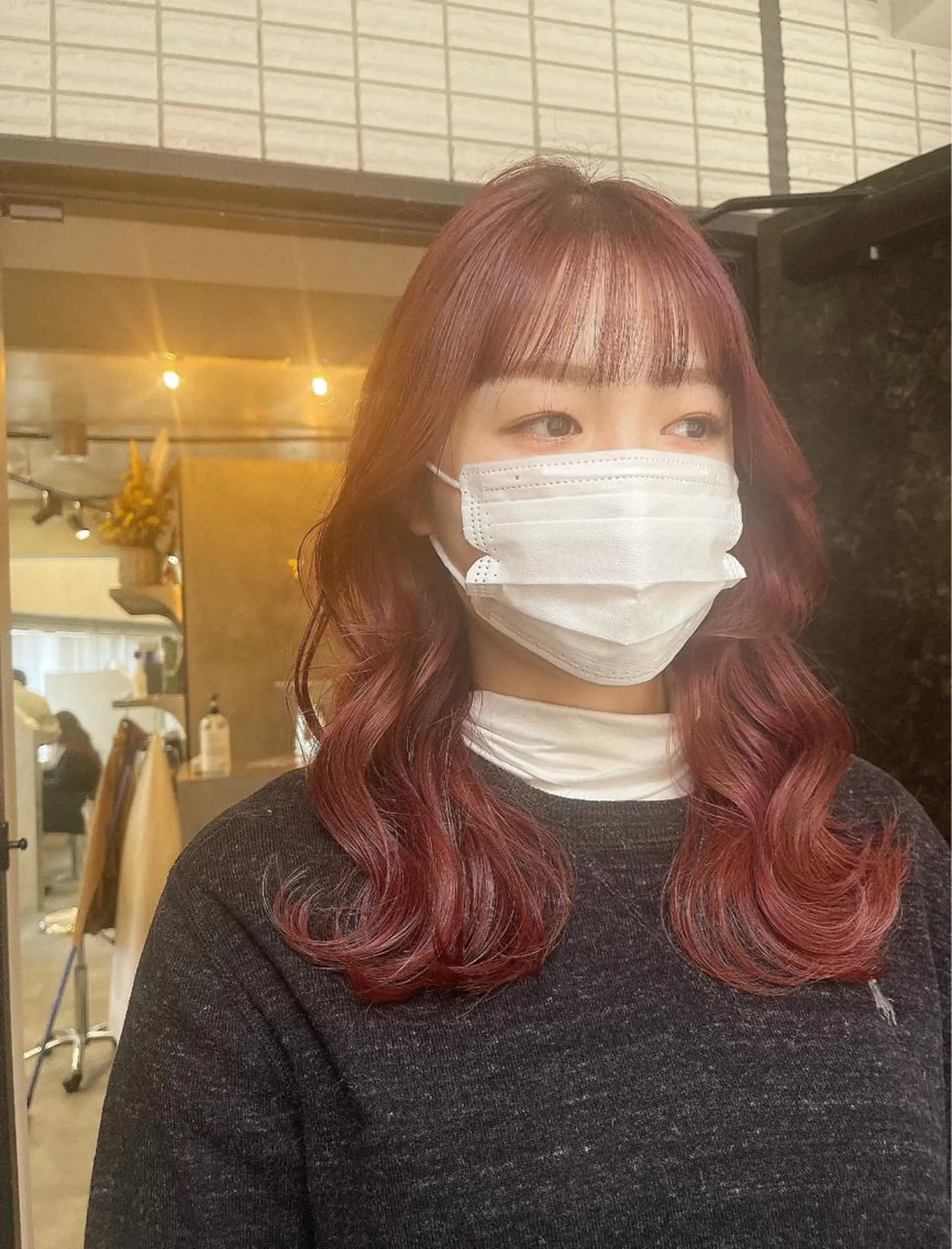 セミロング カラー ダブルカラー /まつ毛パーマ🎀のヘアスタイル