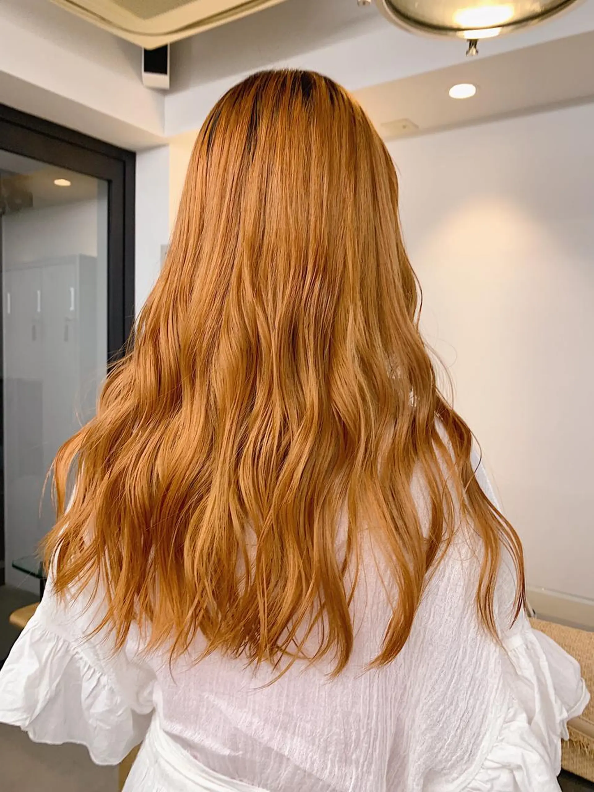 ロング カラー ヘアアレンジ Flamme Annaのヘアスタイル