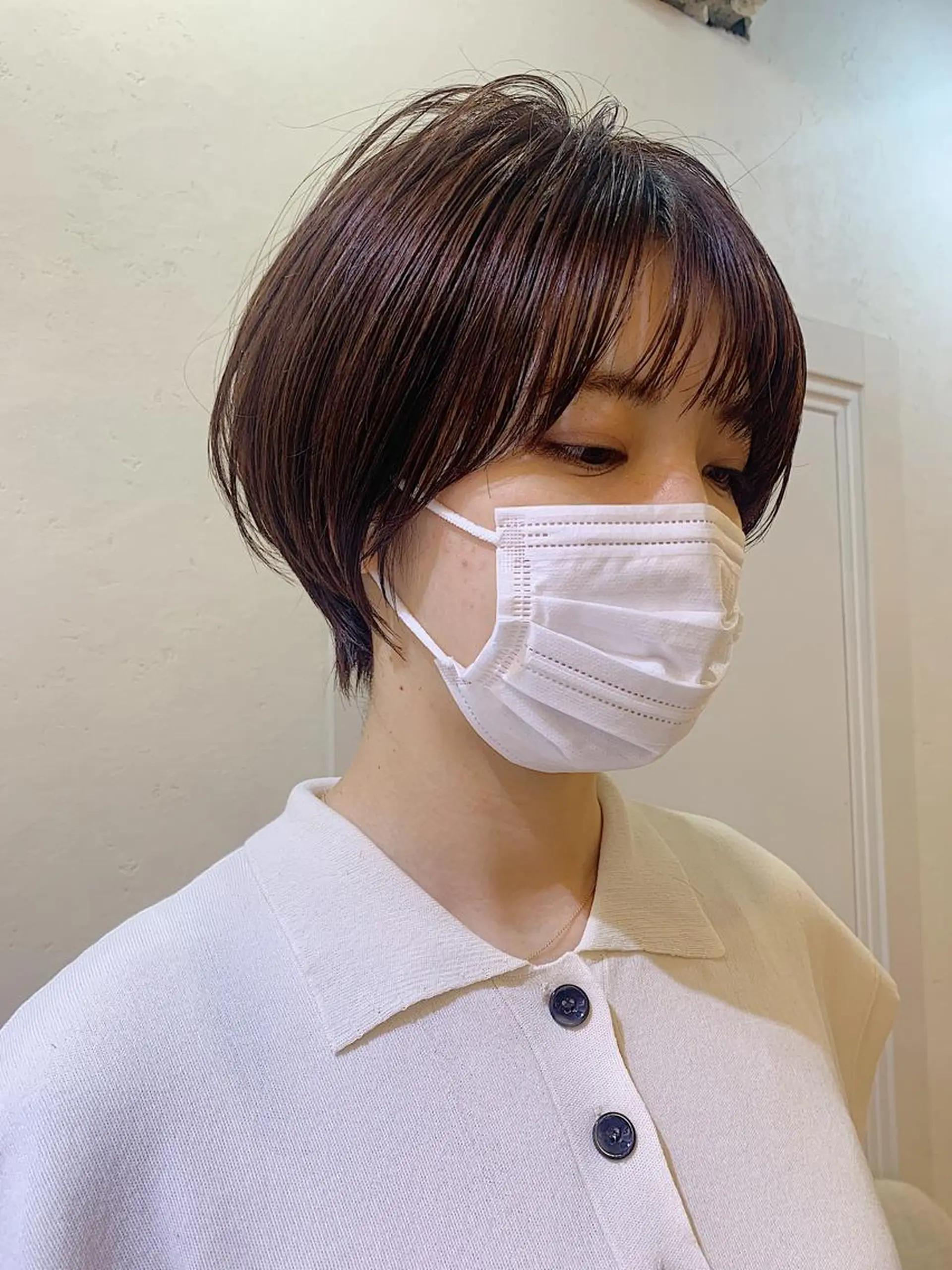 ショート カット ヘアカラー トリートメント 🍋似合わせ✖️ ｼｮｰﾄﾍｱ🍋早田のヘアスタイル