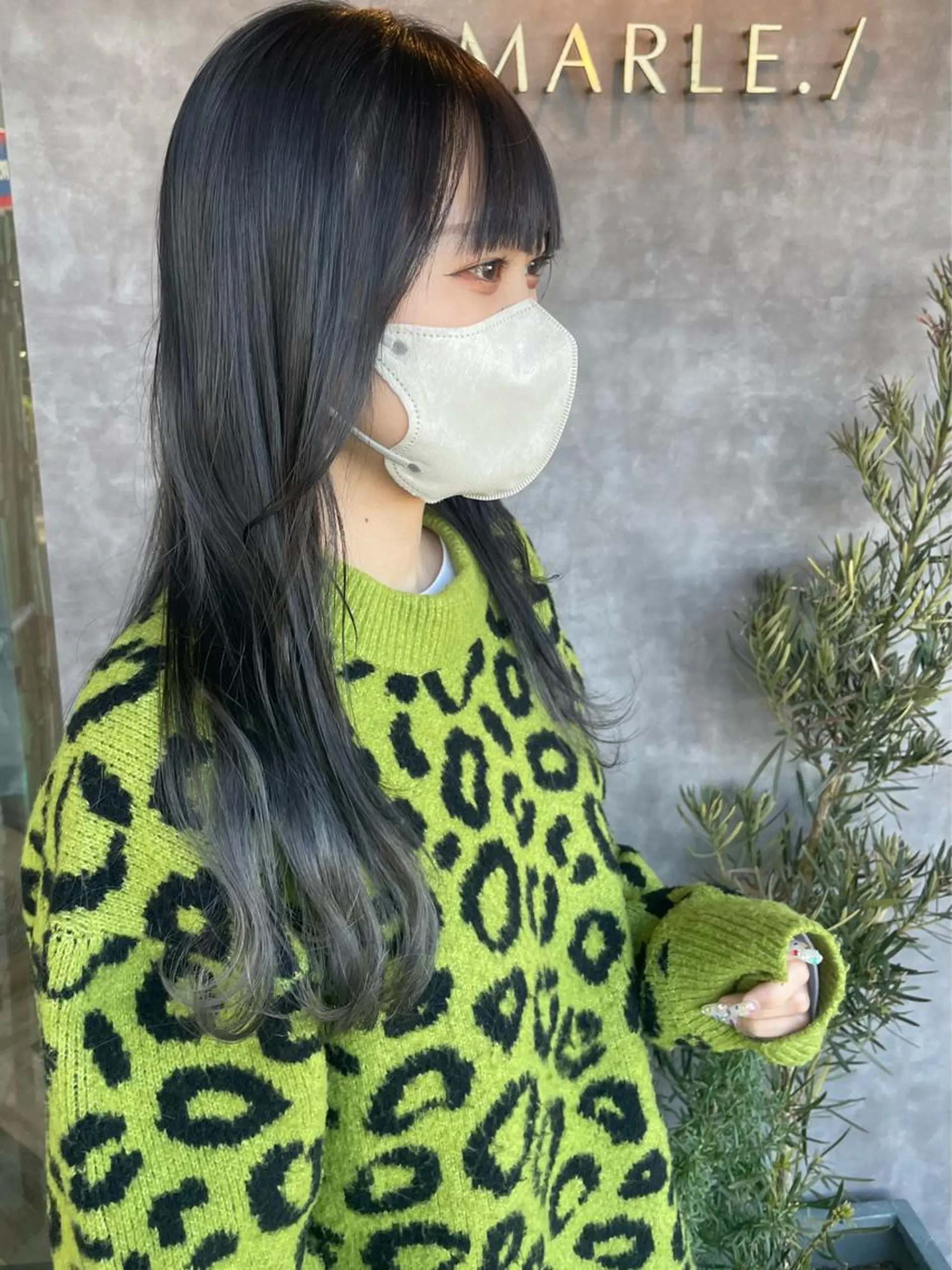 ロング 竹田 紀美のヘアスタイル