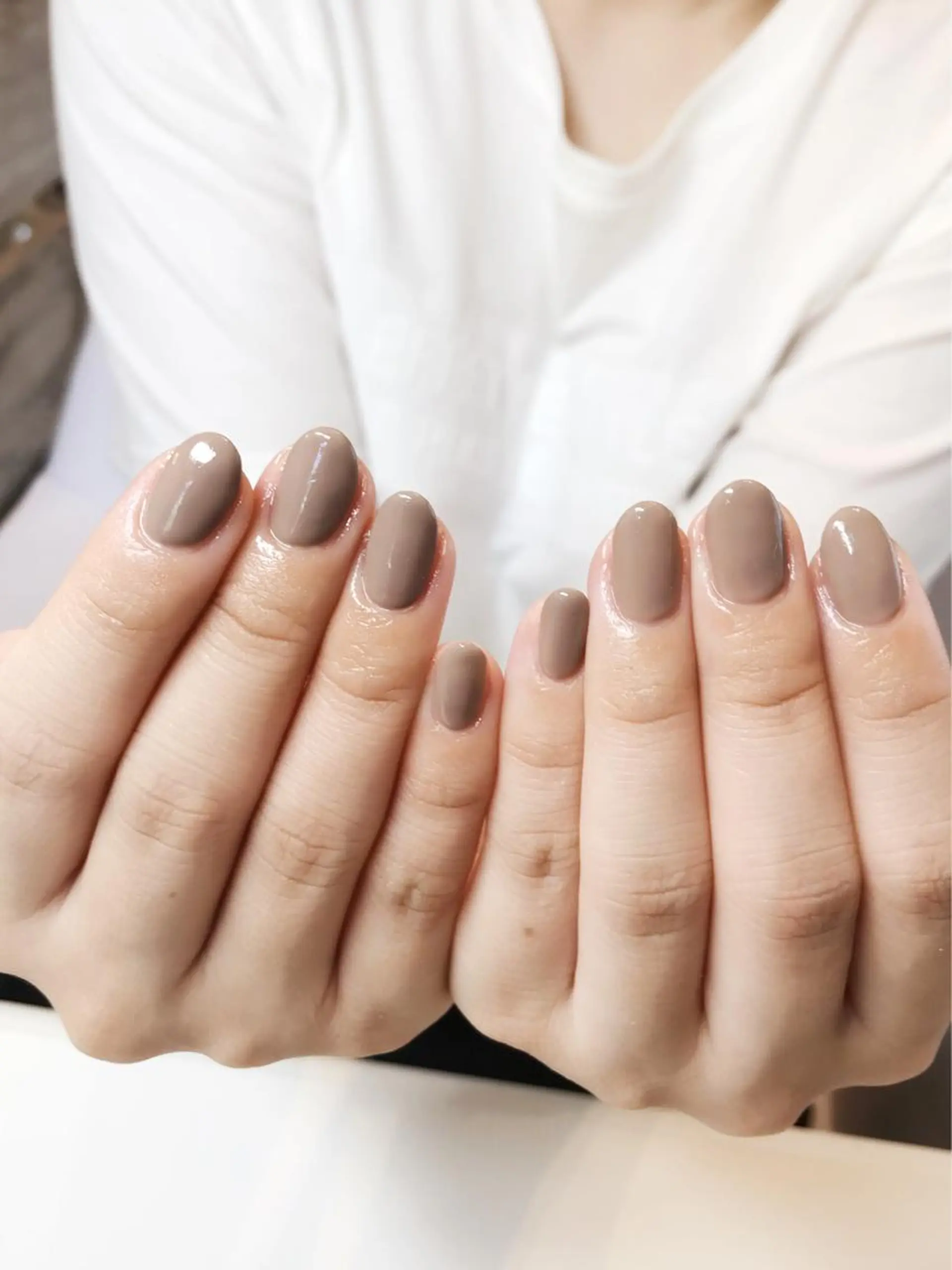 ネイル カジュアル ニュアンスネイル ハンドネイル nail salon ily 武蔵新城のネイルデザイン