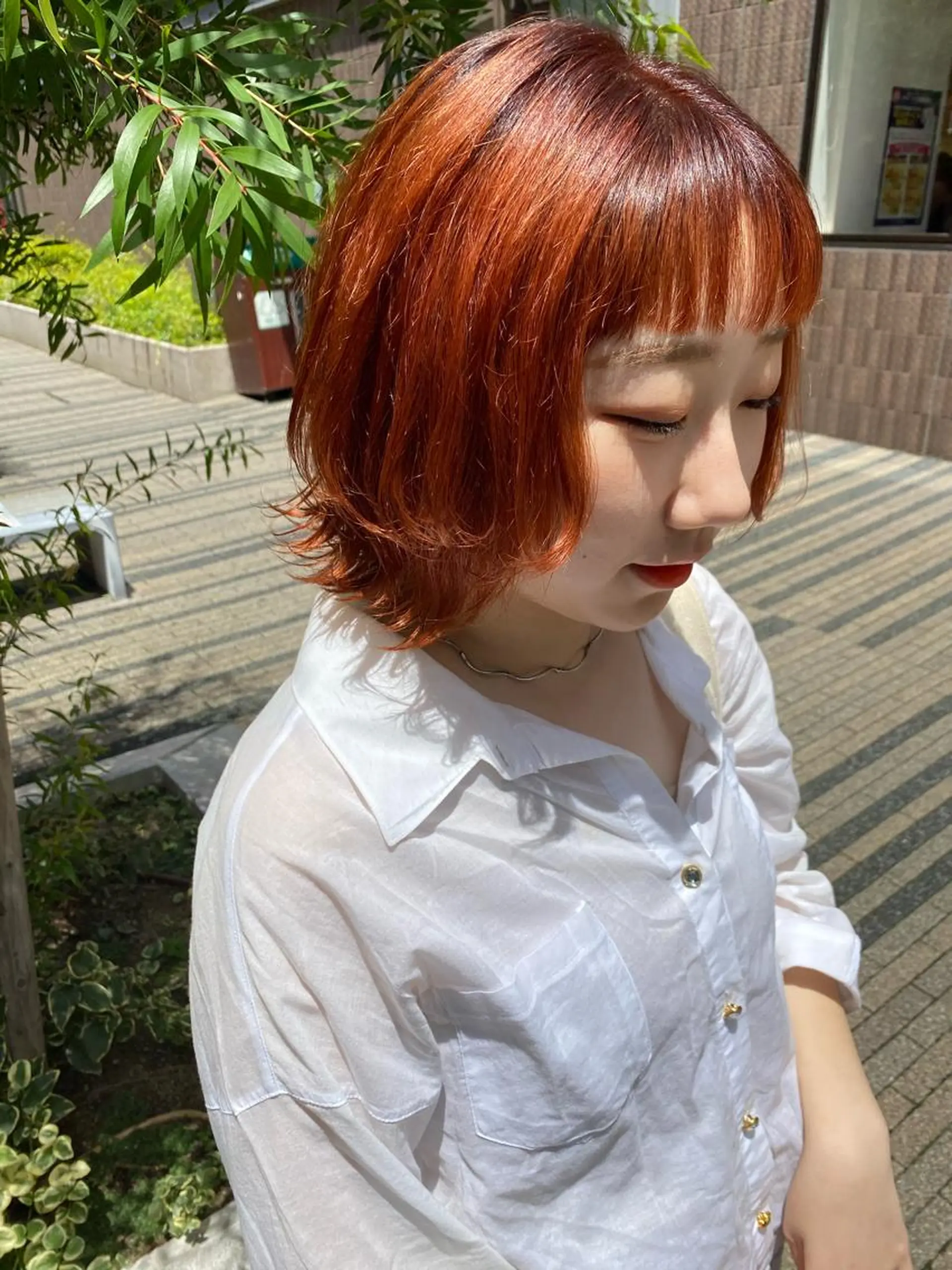 ショート カラー 🧡色落ちまで2度綺 麗なカラー🧡ヨシキのヘアスタイル