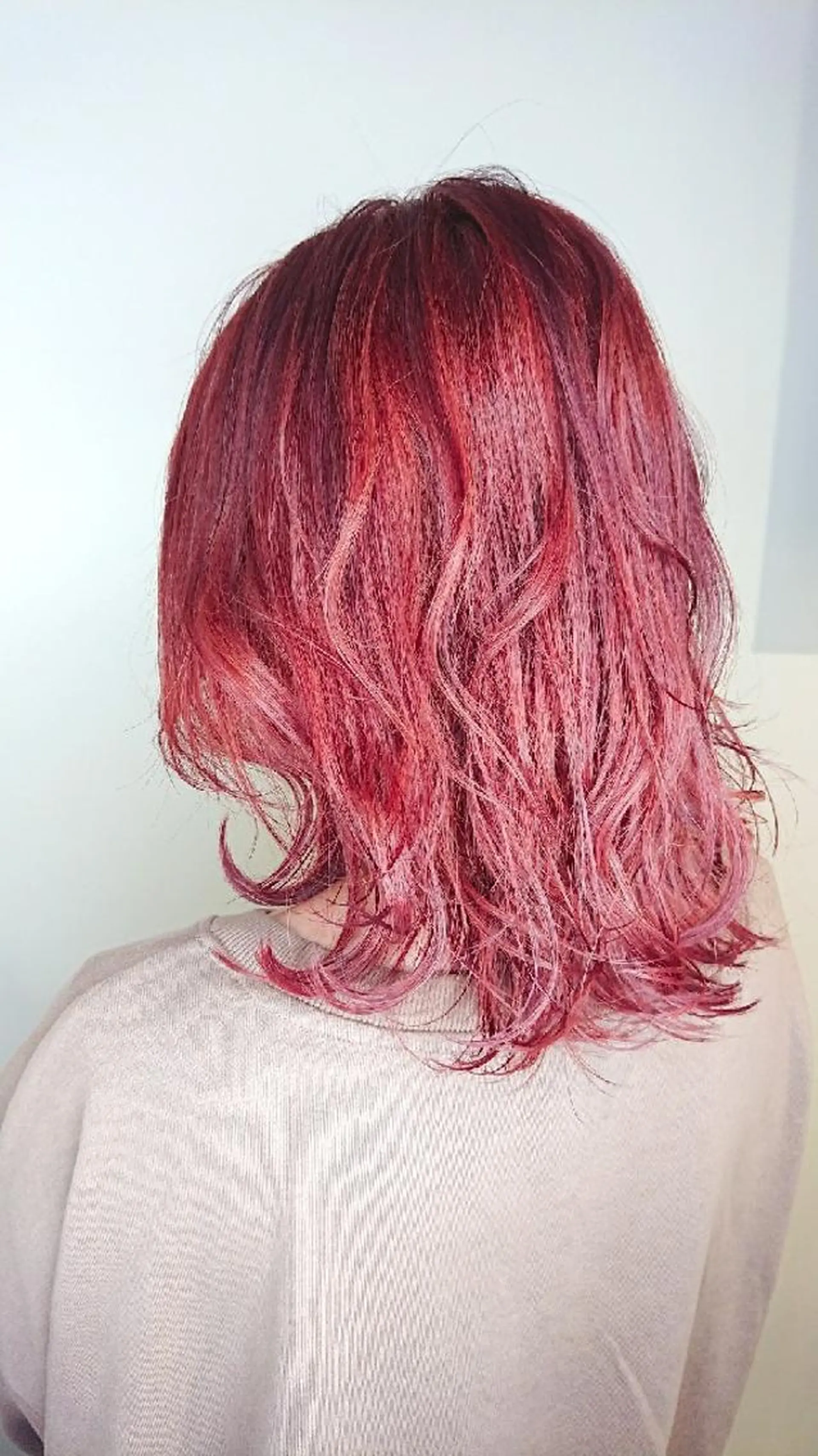 カラー ミディアム ヘアカラー トリートメント ブリーチ/ヘアケア/ 艶髪/イギチハルのヘアスタイル