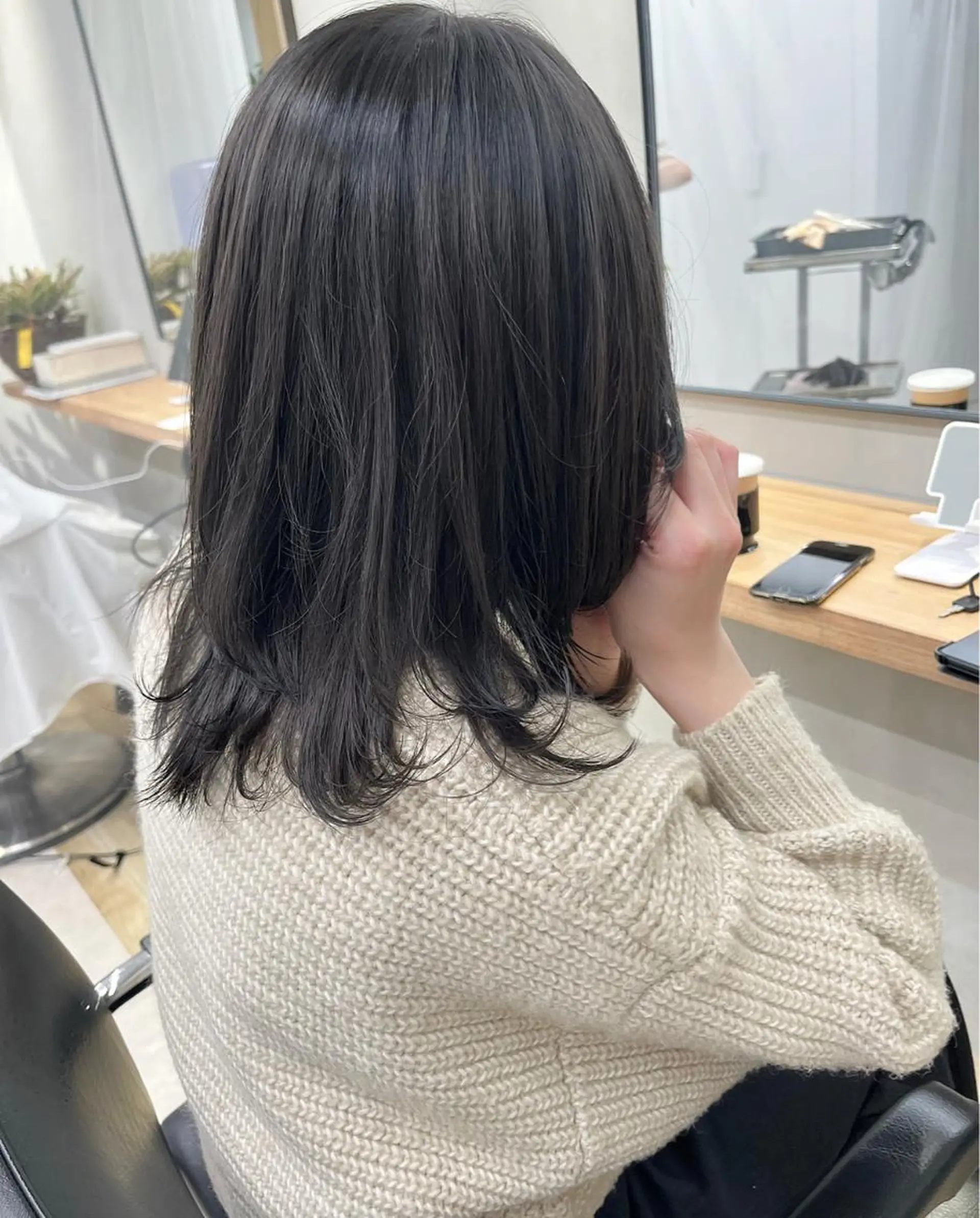 ミディアム カラー グレージュ お洒落パーマ/ボブ ❄️Tomoka❄️のヘアスタイル