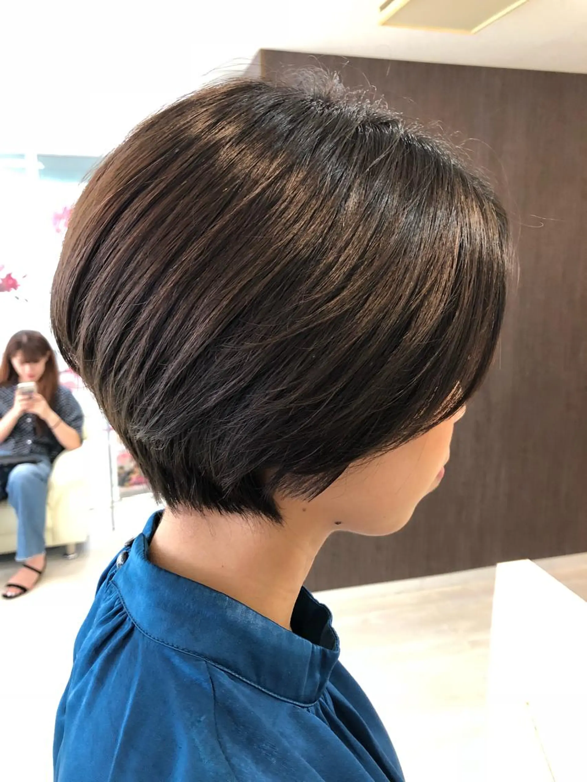 ショート カラー ショートボブ ハンサムショート ボブ ショートヘア カット ヘアカラー トリートメント 5/1～の予約に注意 チーフ西川凌史のヘアスタイル