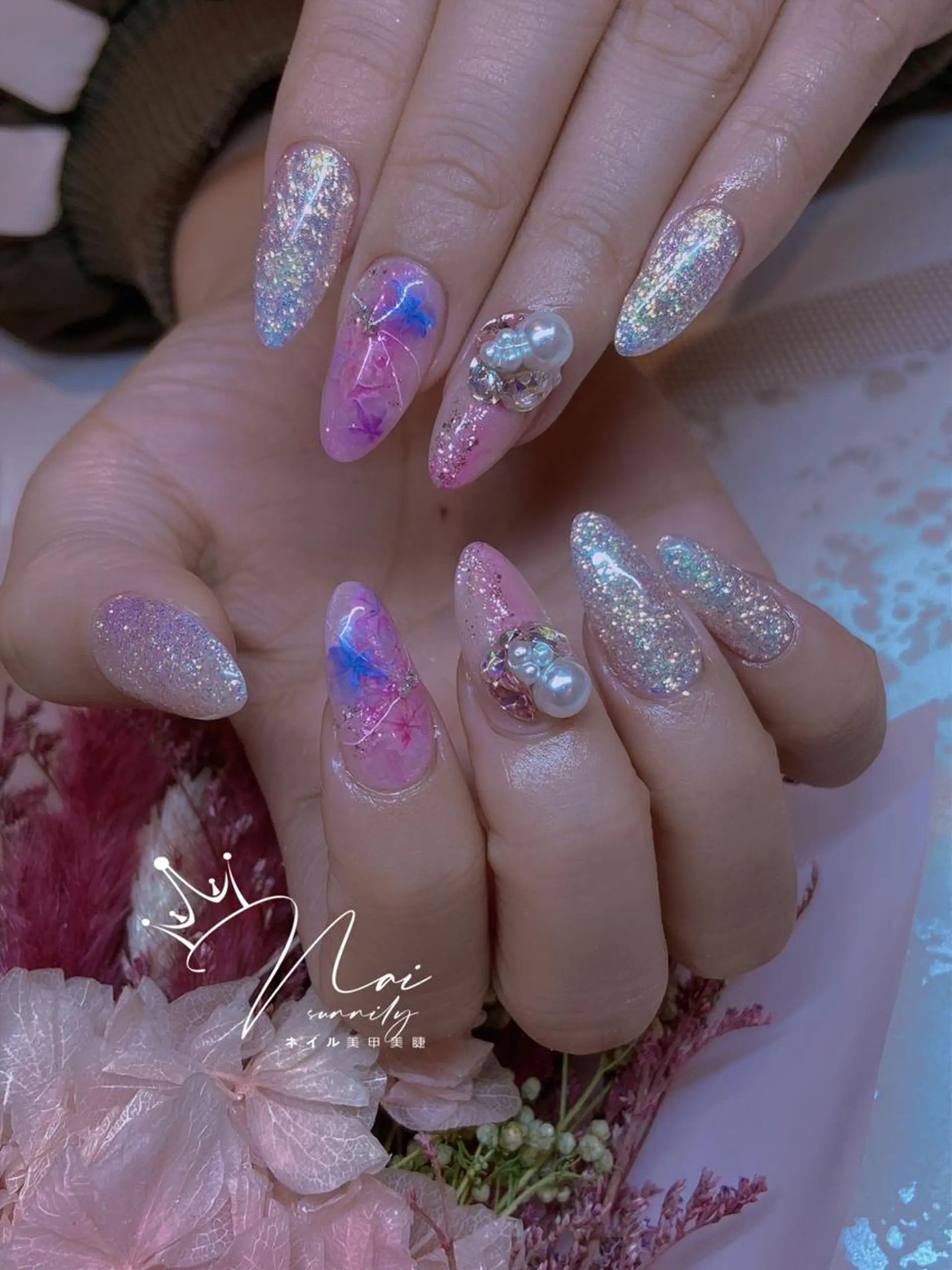 ネイル 長さだし専門店 M2　rikaのネイルデザイン