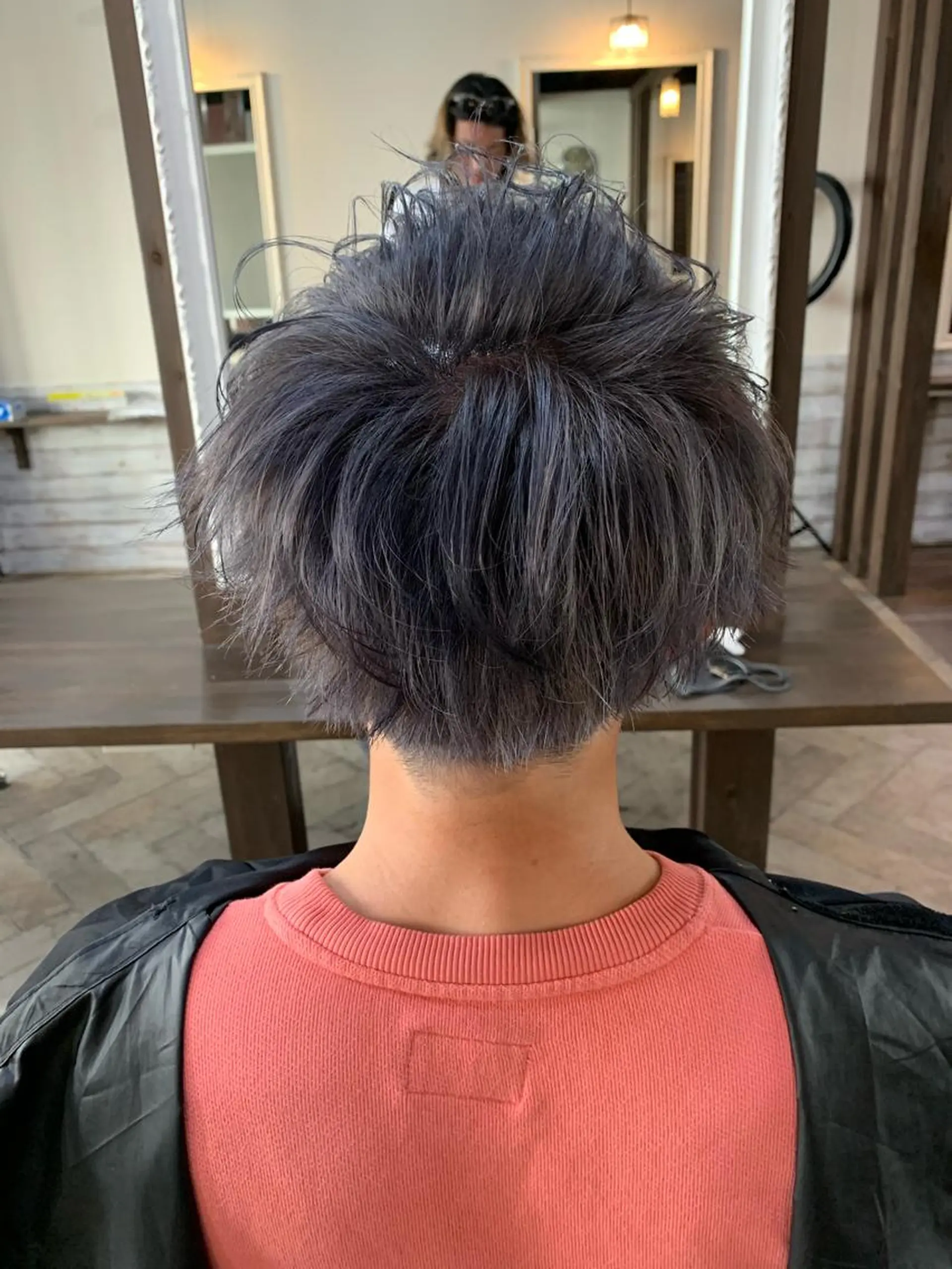 ショート カラー メンズ マッシュ カット メンズサロン ANSWERのヘアスタイル