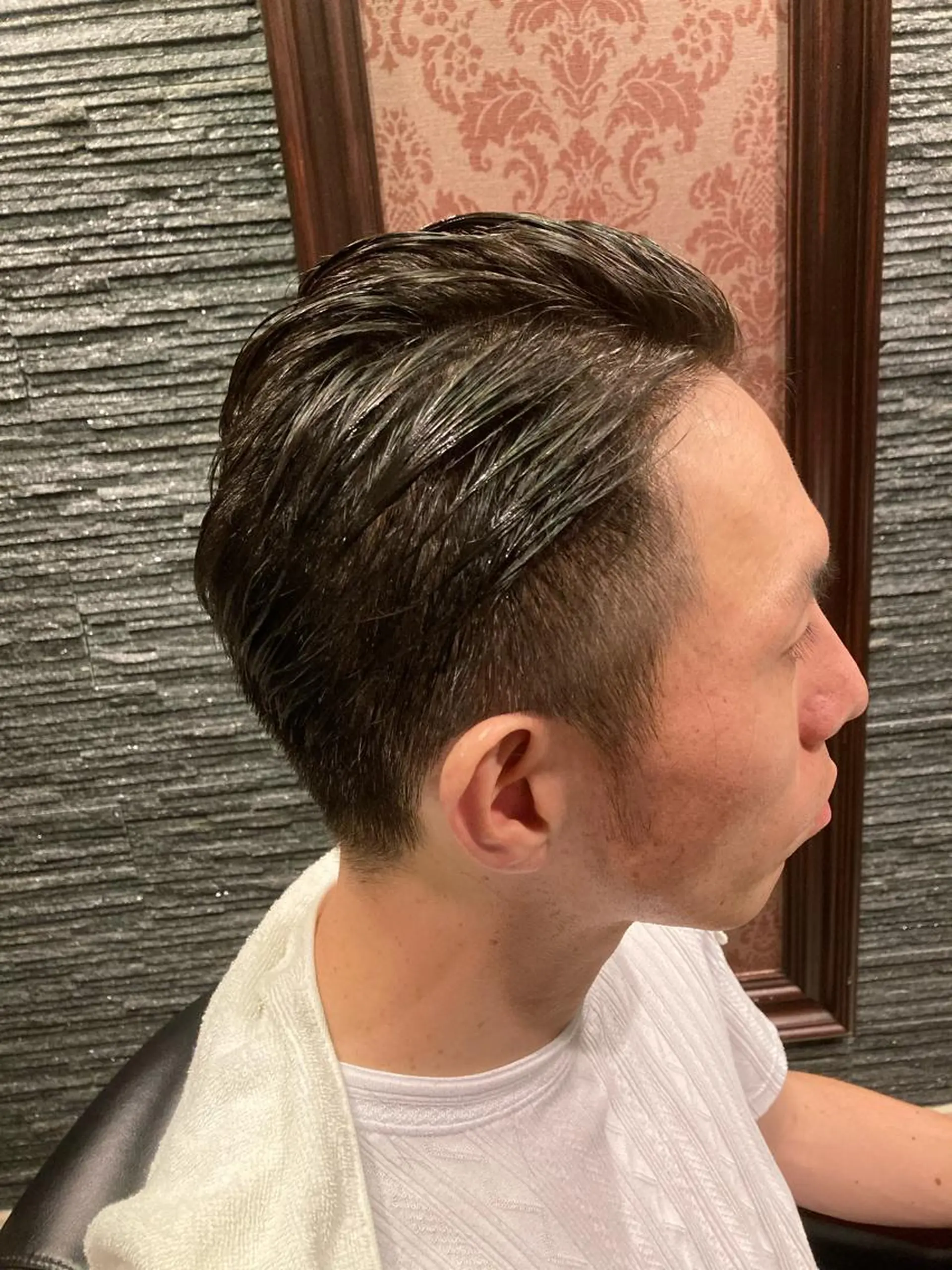 メンズ オールバック ヒロ銀座 名駅西口店のヘアスタイル