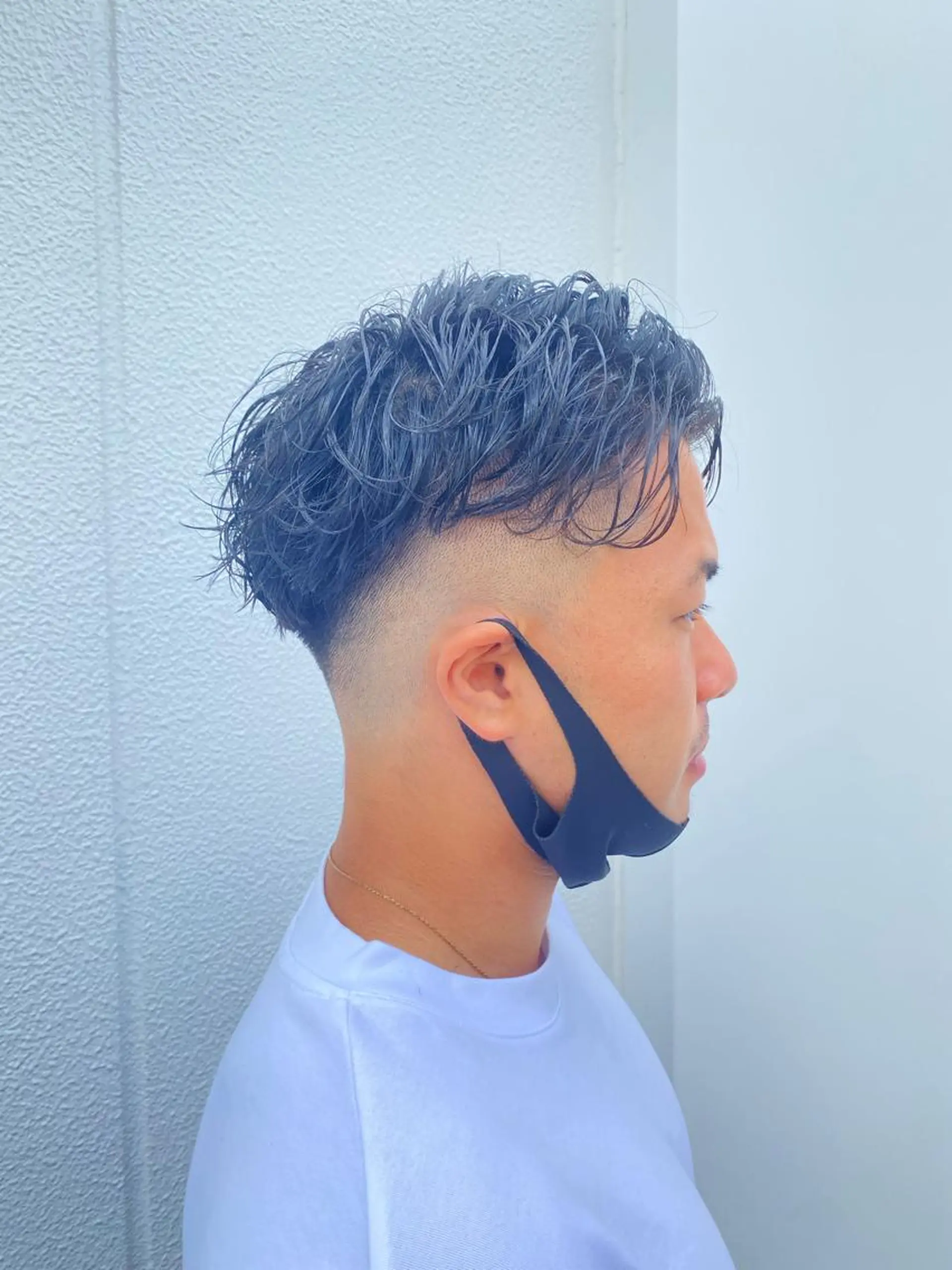 メンズ フェードカット メンズパーマ 艶カラー/髪質改善/ 西　大喜(ひろき)のヘアスタイル