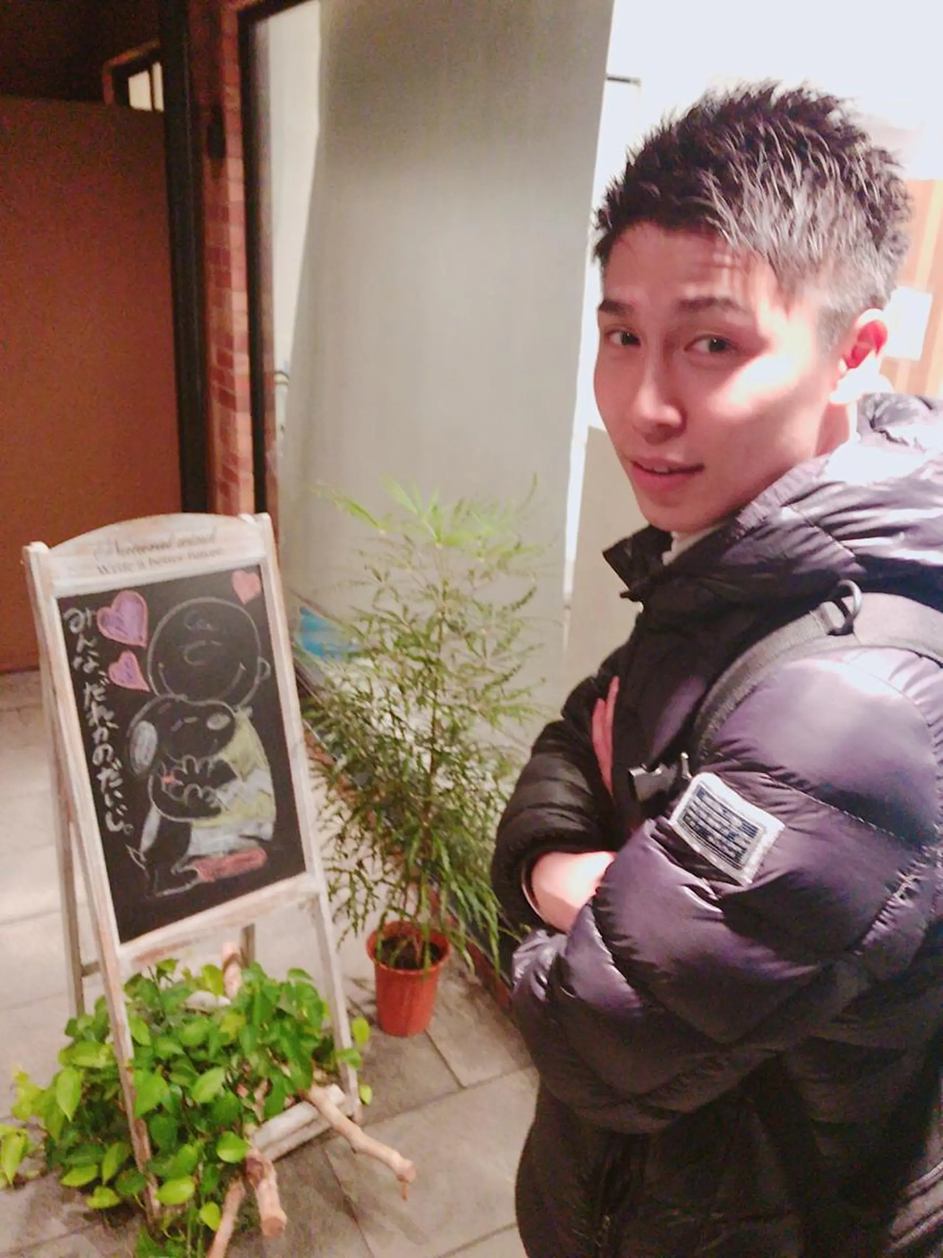 ショート カラー パーマ ヘアアレンジ メンズ カット ちこ .のヘアスタイル