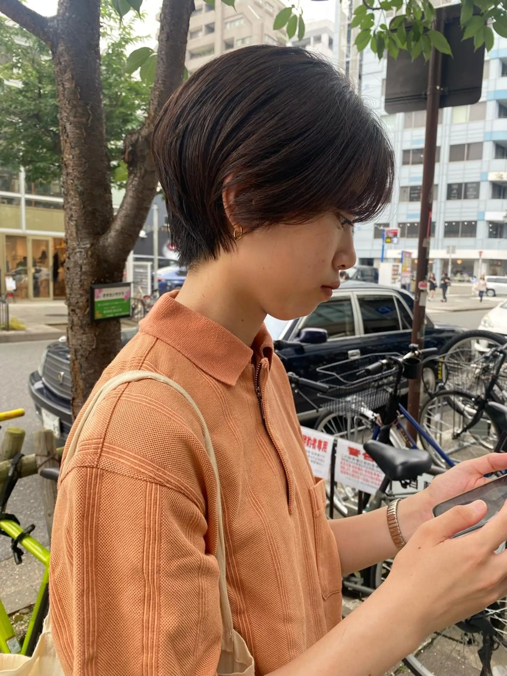 ショート 丸みショート ショートヘア ヒラカホ/ ブリーチ/似合わせのヘアスタイル