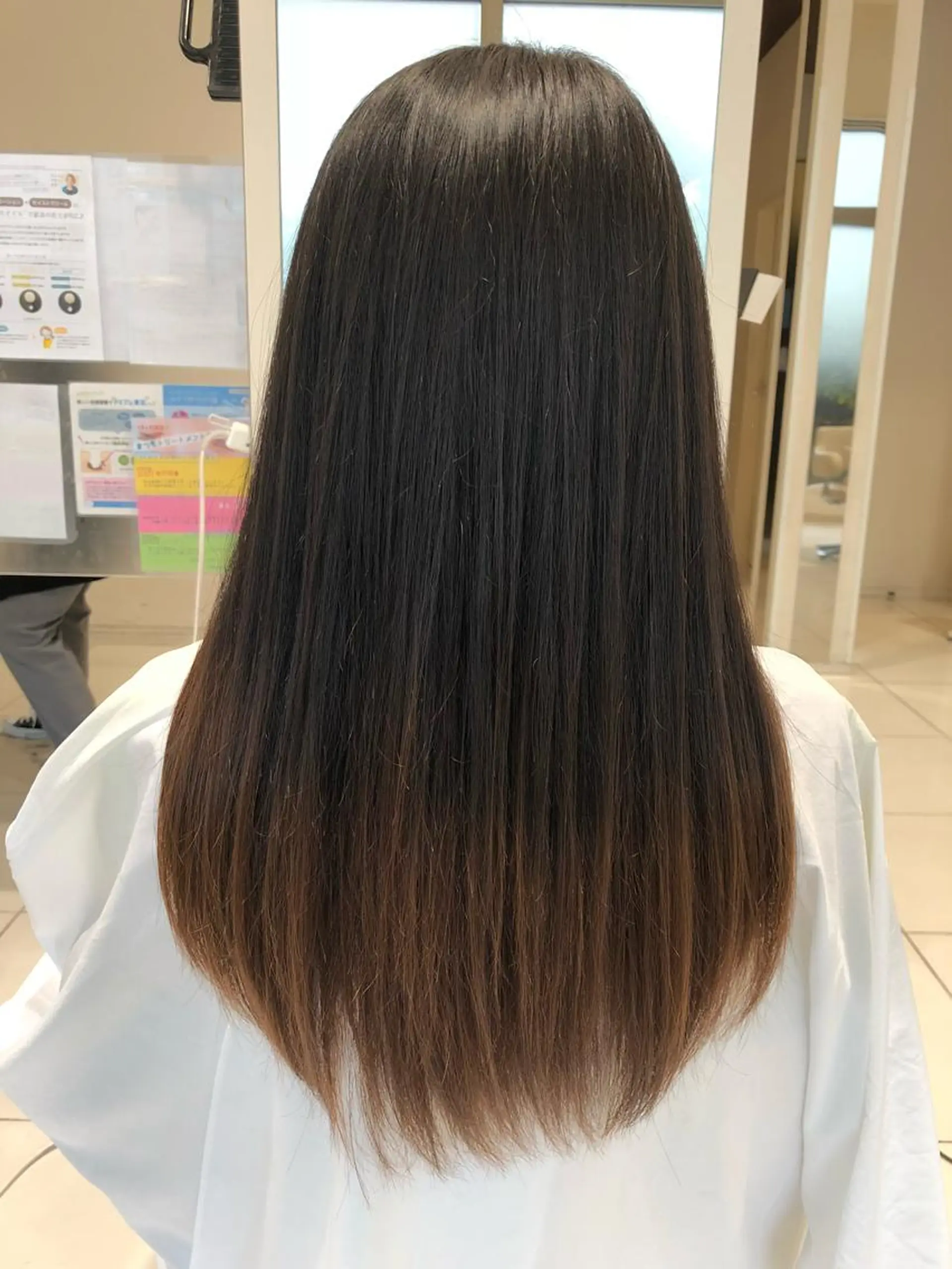 ロング 福元 保雄のヘアスタイル