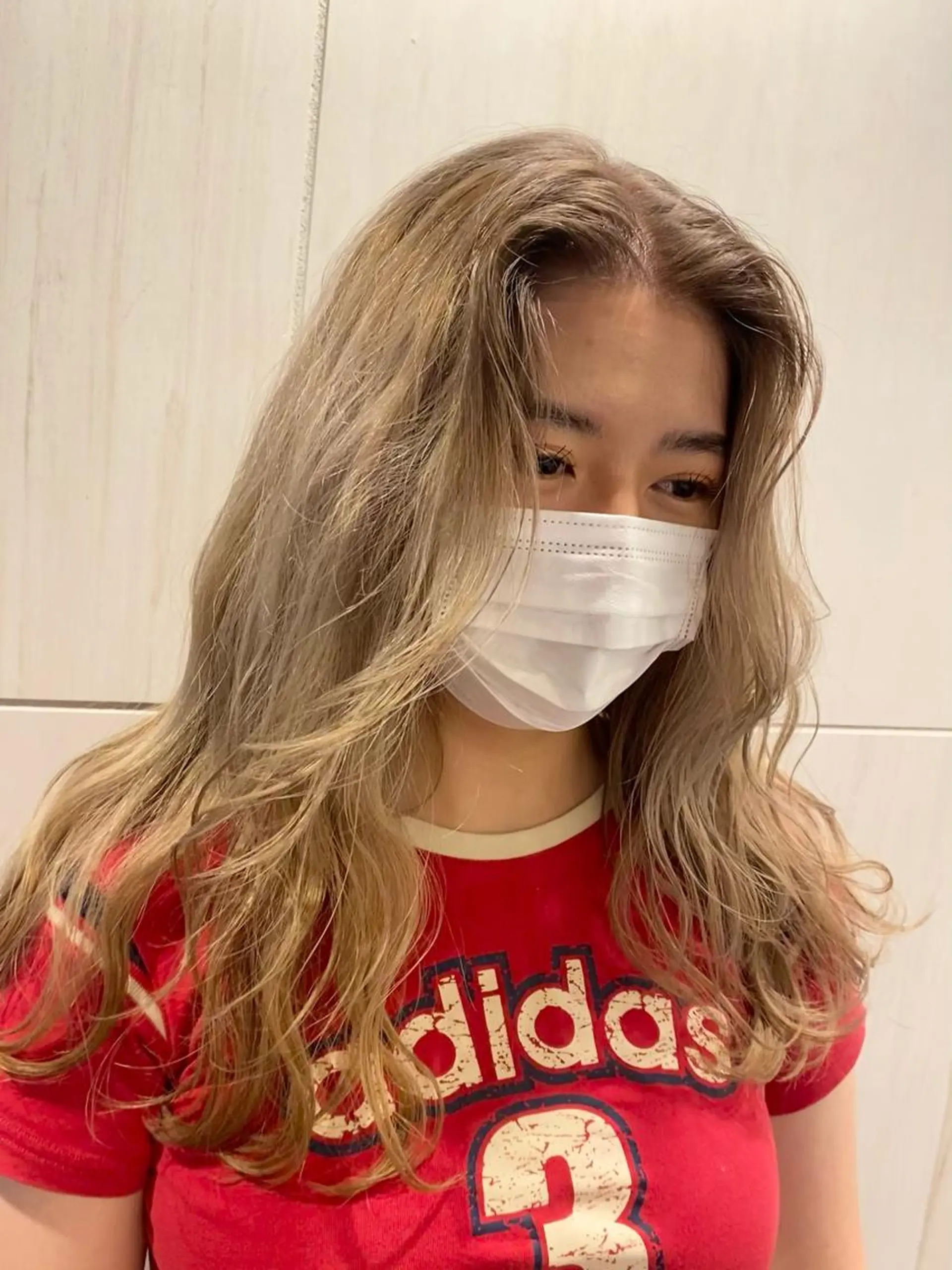 ロング デザインカラー/ボブ ブリーチカラー/ユリのヘアスタイル