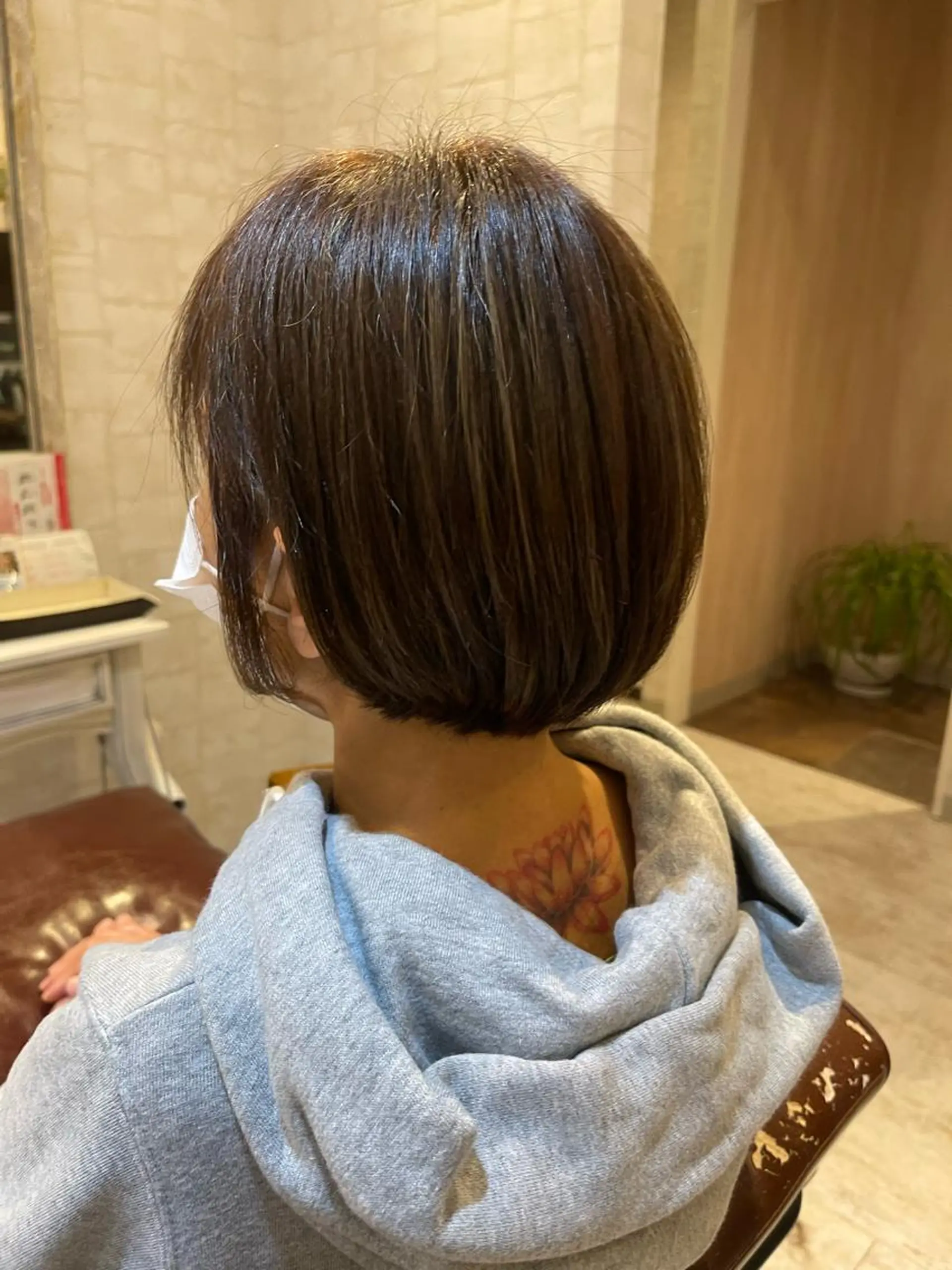 ショート ハイライト ショートヘア 🍭透明感カラー 志賀拓海🍬🌈のヘアスタイル