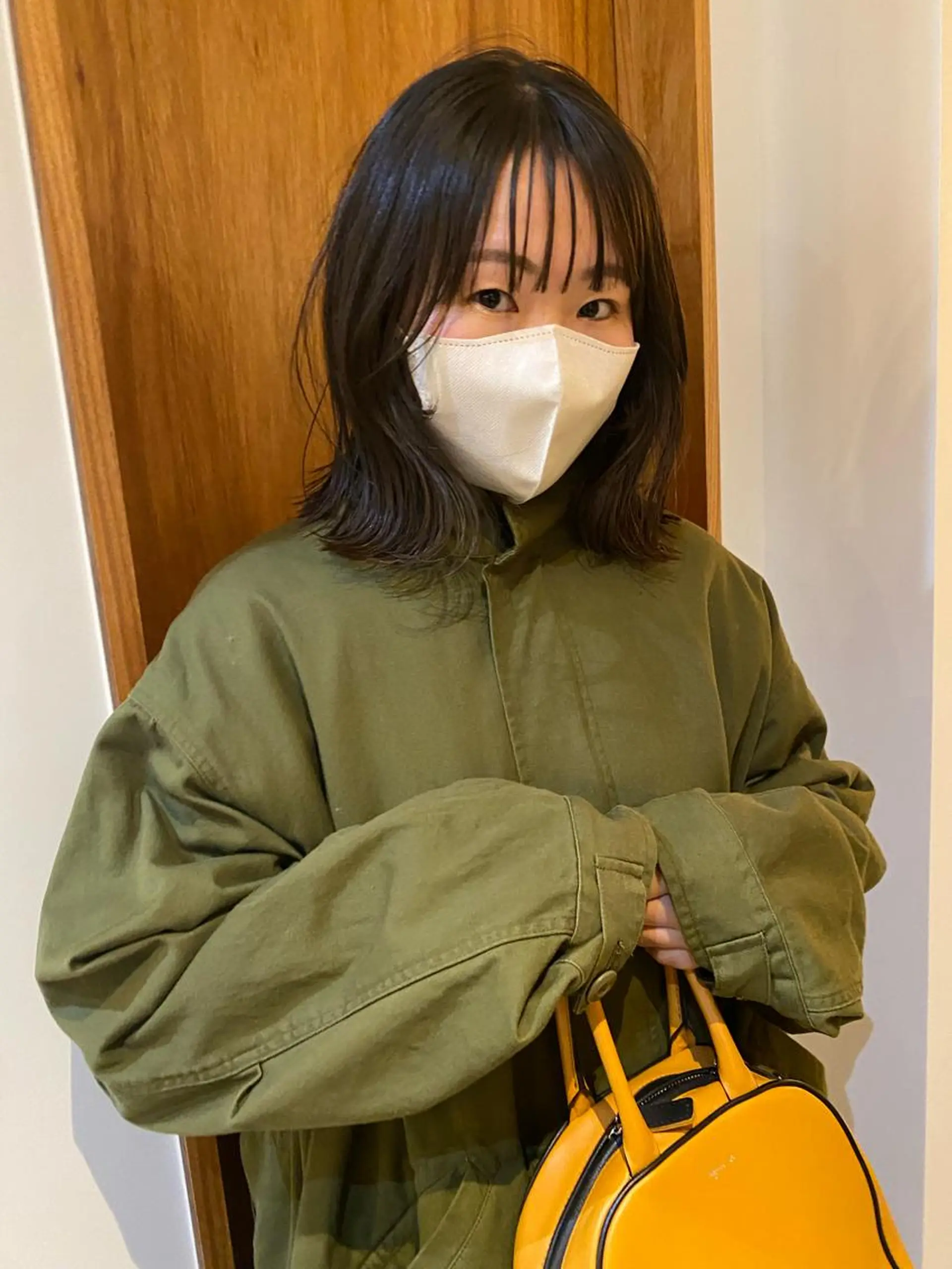 ミディアム カラー 砂原 ひよりのヘアスタイル