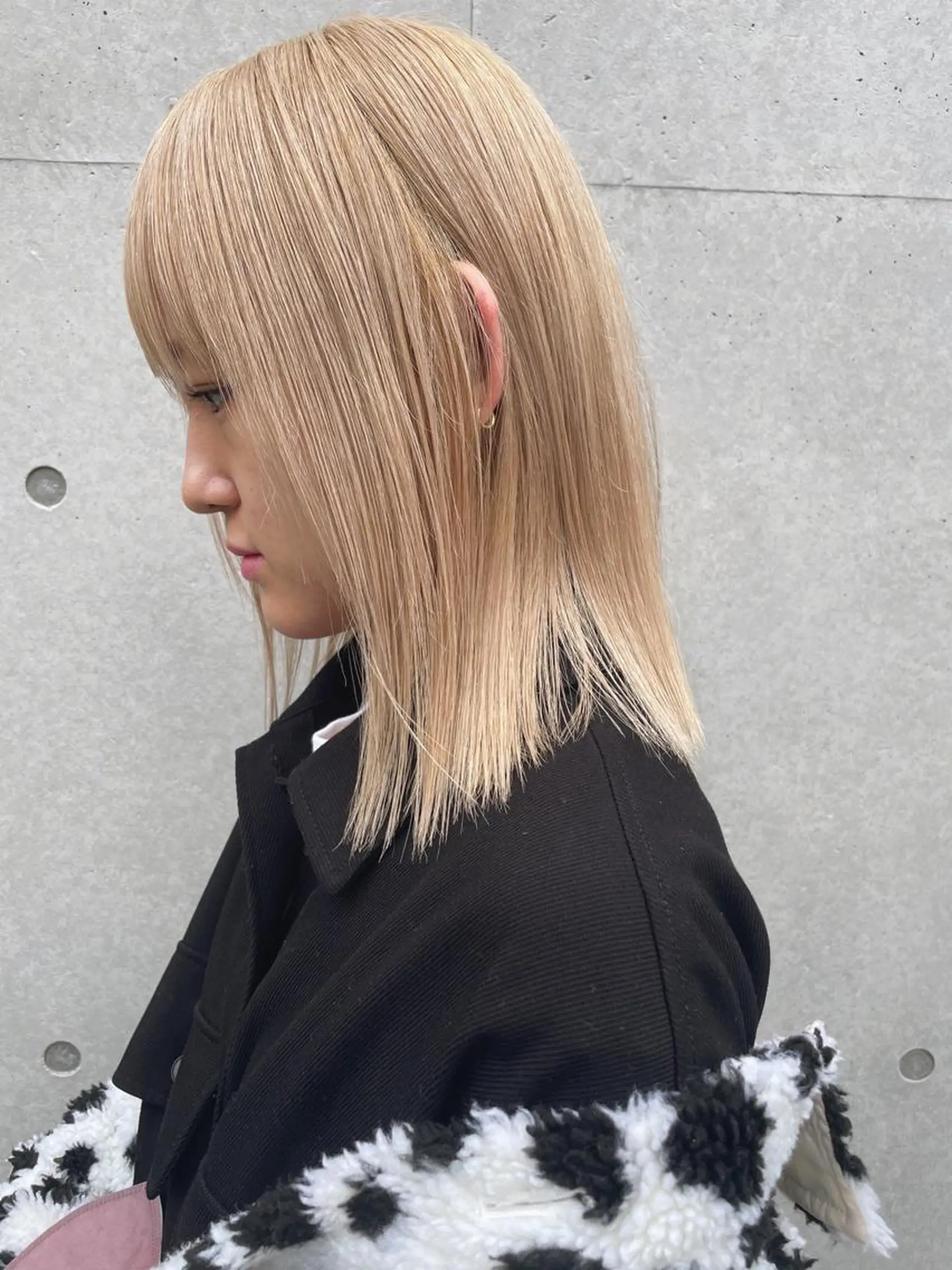 ミディアム カラー ブリーチ カット ヘアカラー トリートメント ヘアセット センスをお届けします 大谷将生infpのヘアスタイル